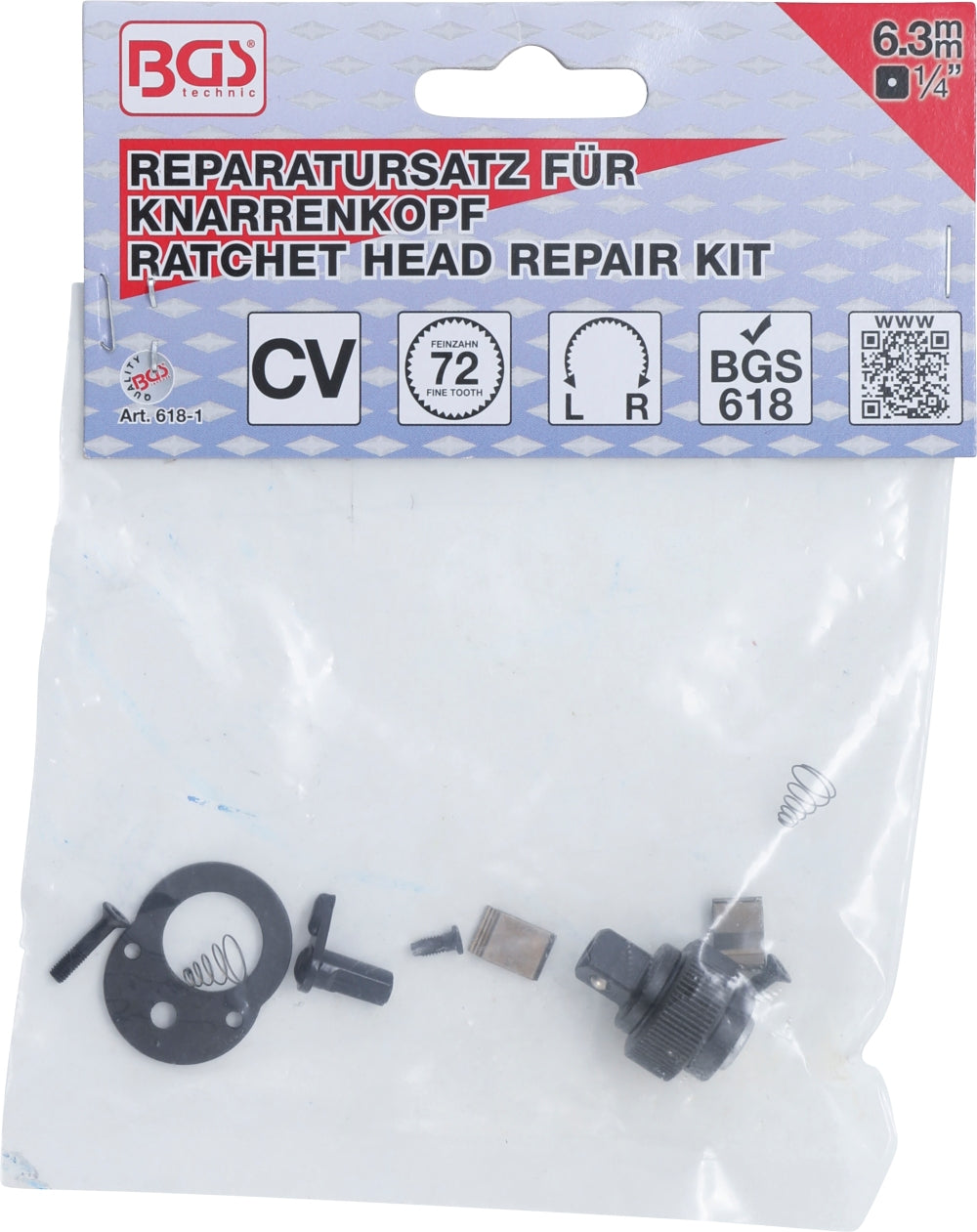 BGS 618-1 Reparatursatz für Knarrenkopf für Artikel 618