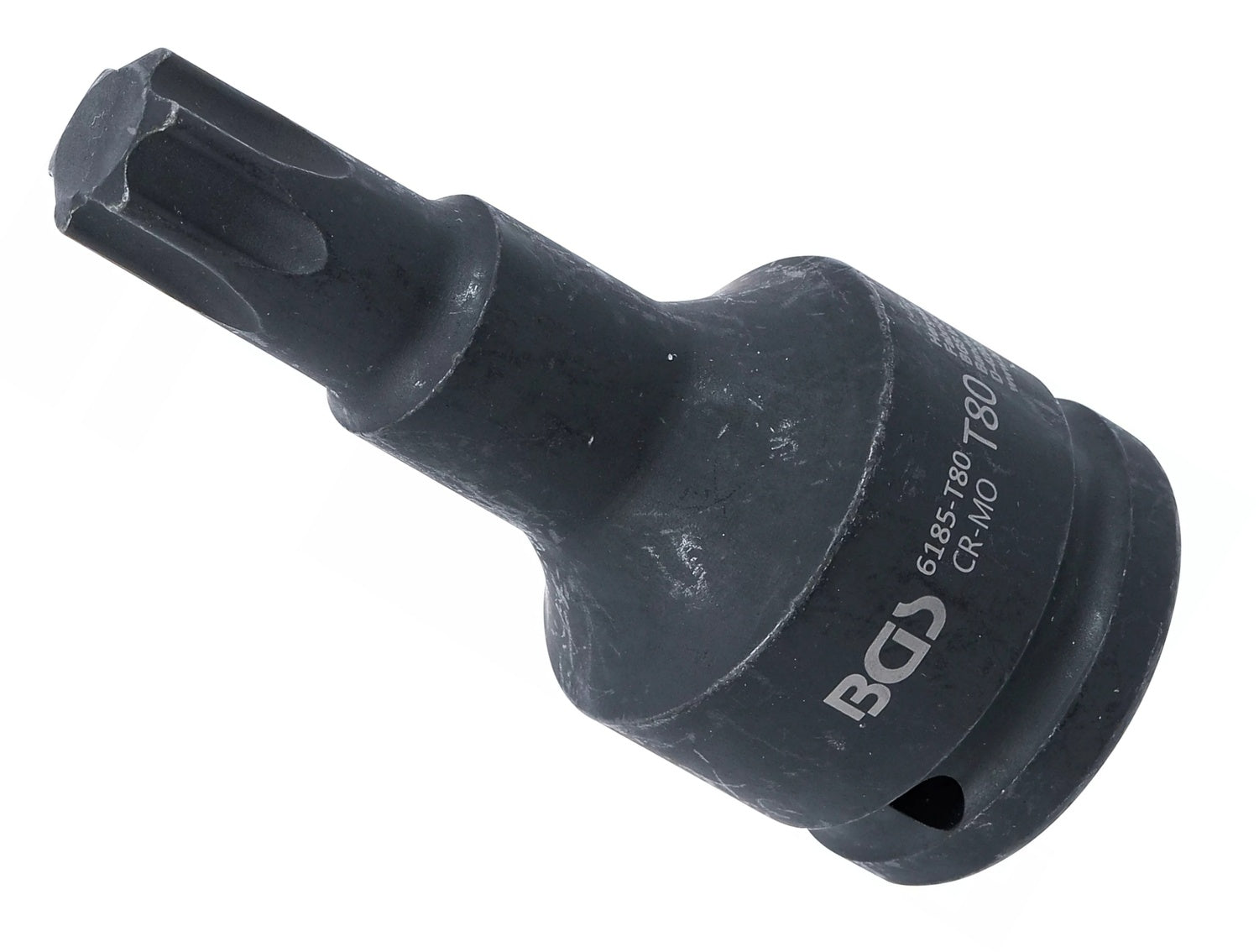 BGS 6185-T80 Kraft Biteinsatz Länge 100mm Antrieb Innenvierkant 20mm (3/4") T-Profil (für Torx) T80
