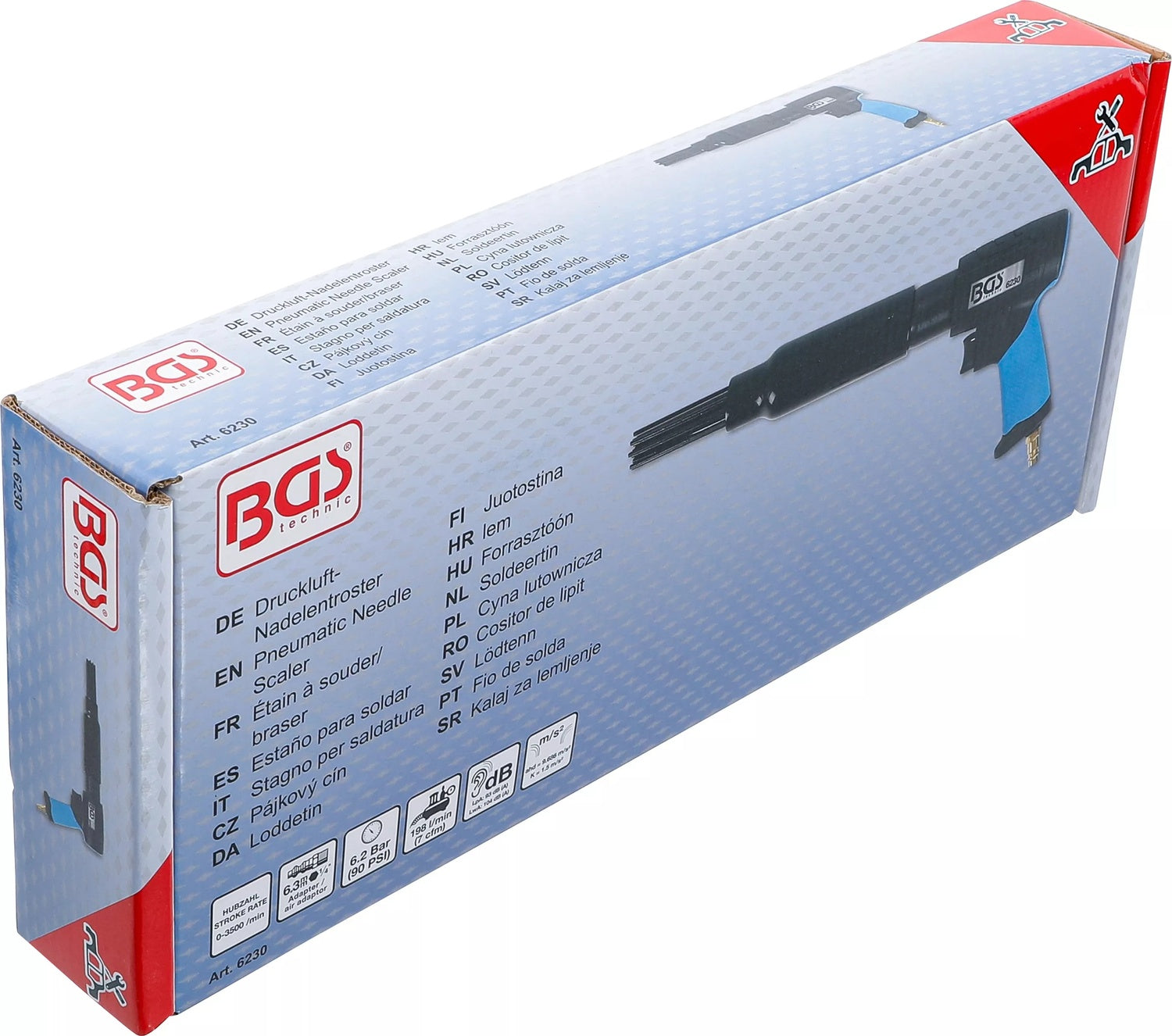 BGS 6230 Druckluft Nadelentroster Karosseriearbeiten