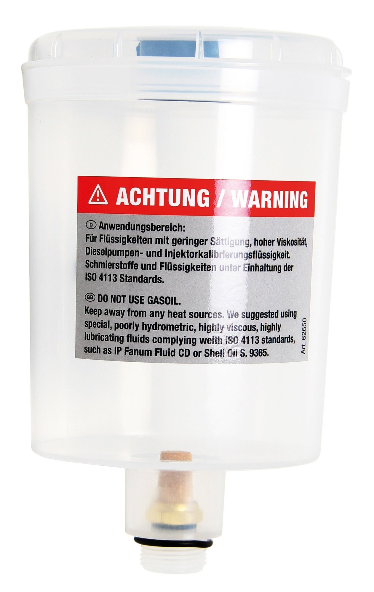 BGS 62650-1 Kunststoffbehälter mit Deckel Kraftstoffbehälter für Artikel 62650