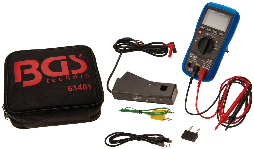 BGS 63401 Digitales Multimeter für Kfz mit USB Schnittstelle