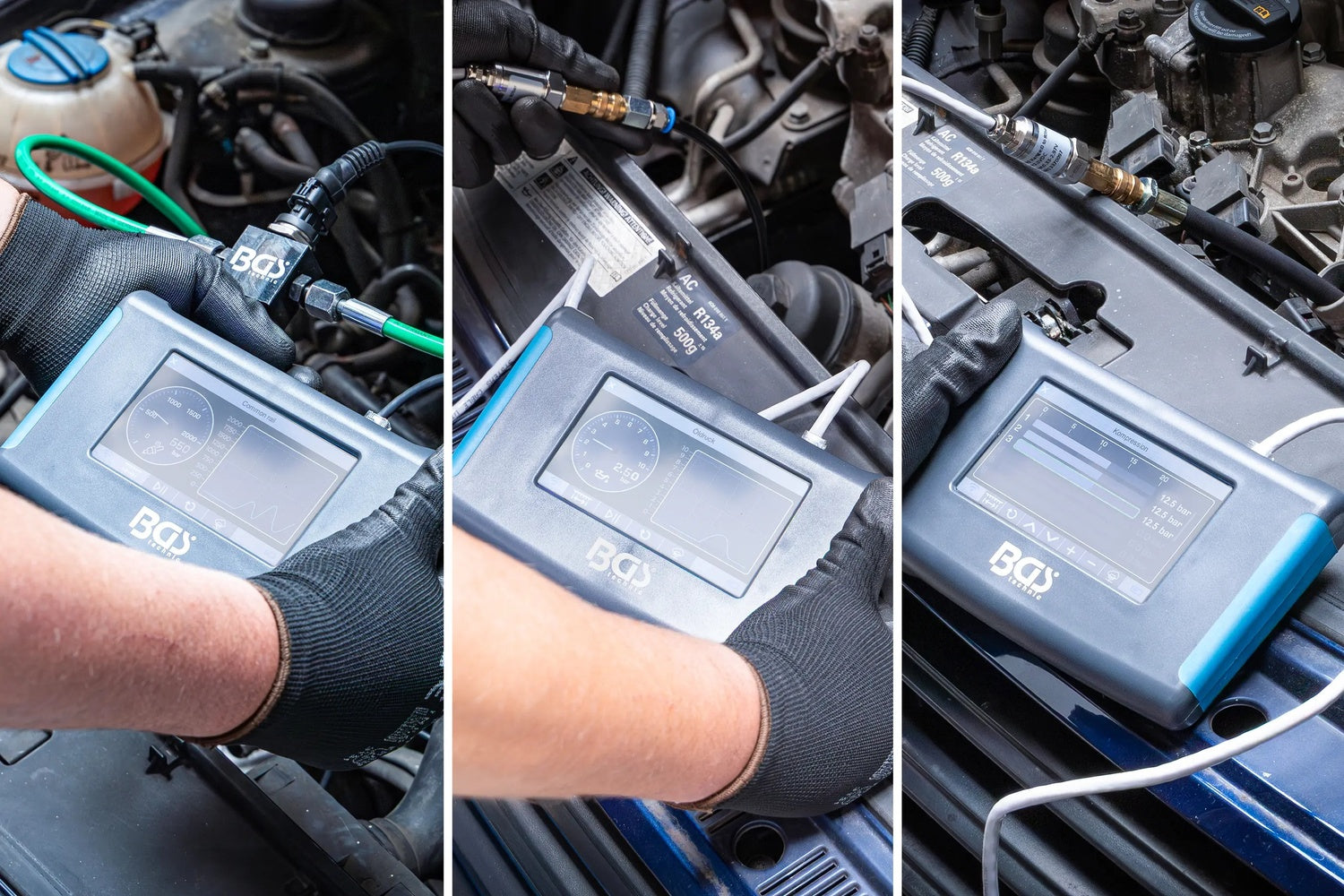 BGS 63410 Digitaler Drucktester Kompressionstester Diagnose Digitalanzeige