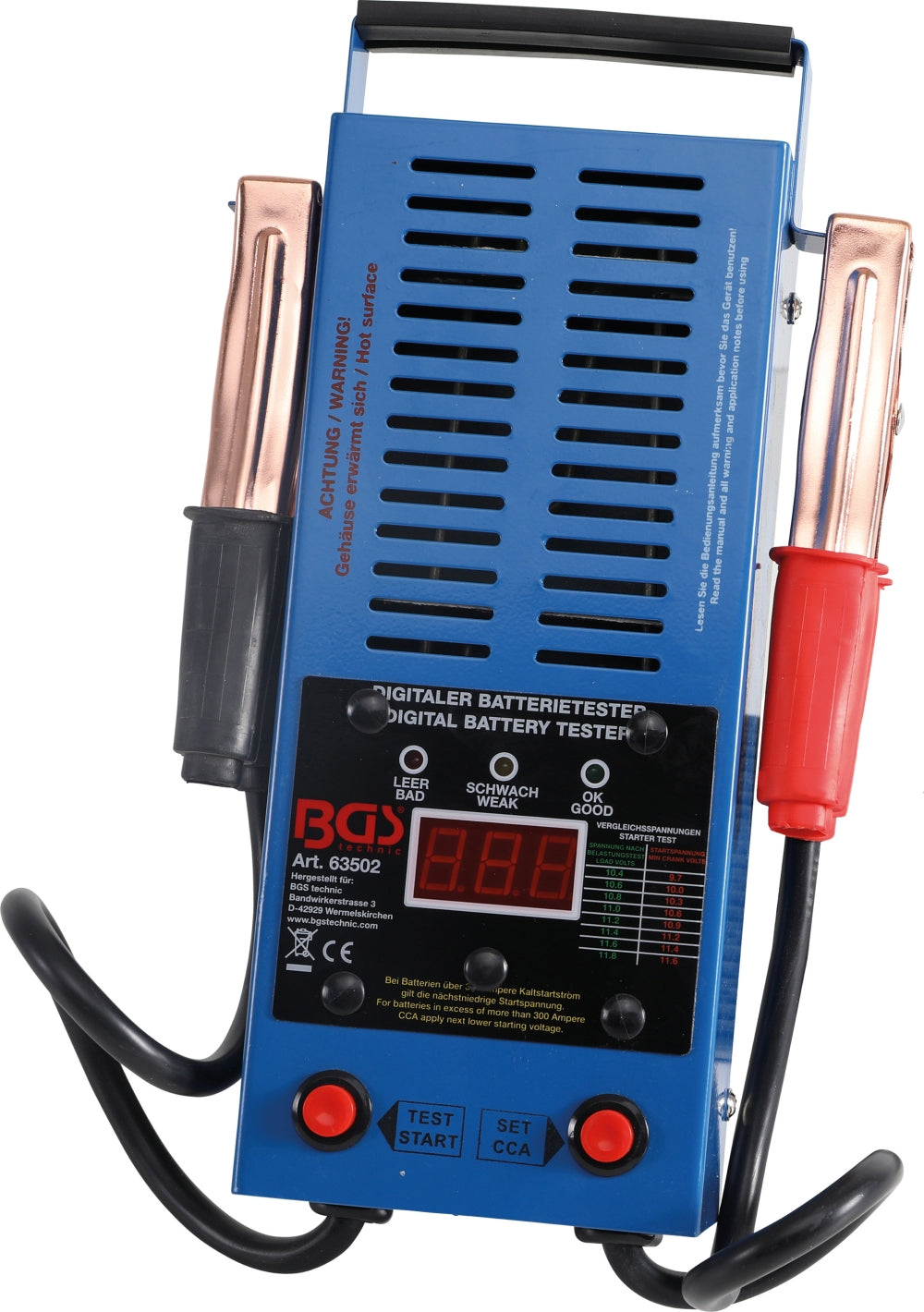 BGS 63502 Digitaler Batterietester