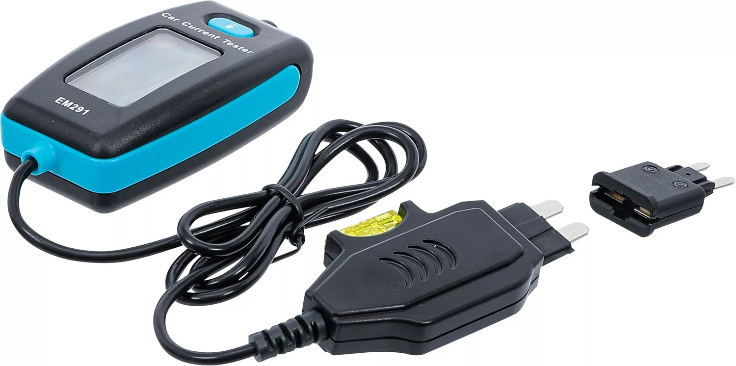 BGS 63520 Digitales Amperemeter für Sicherungskontakt 12 Volt & 24 Volt