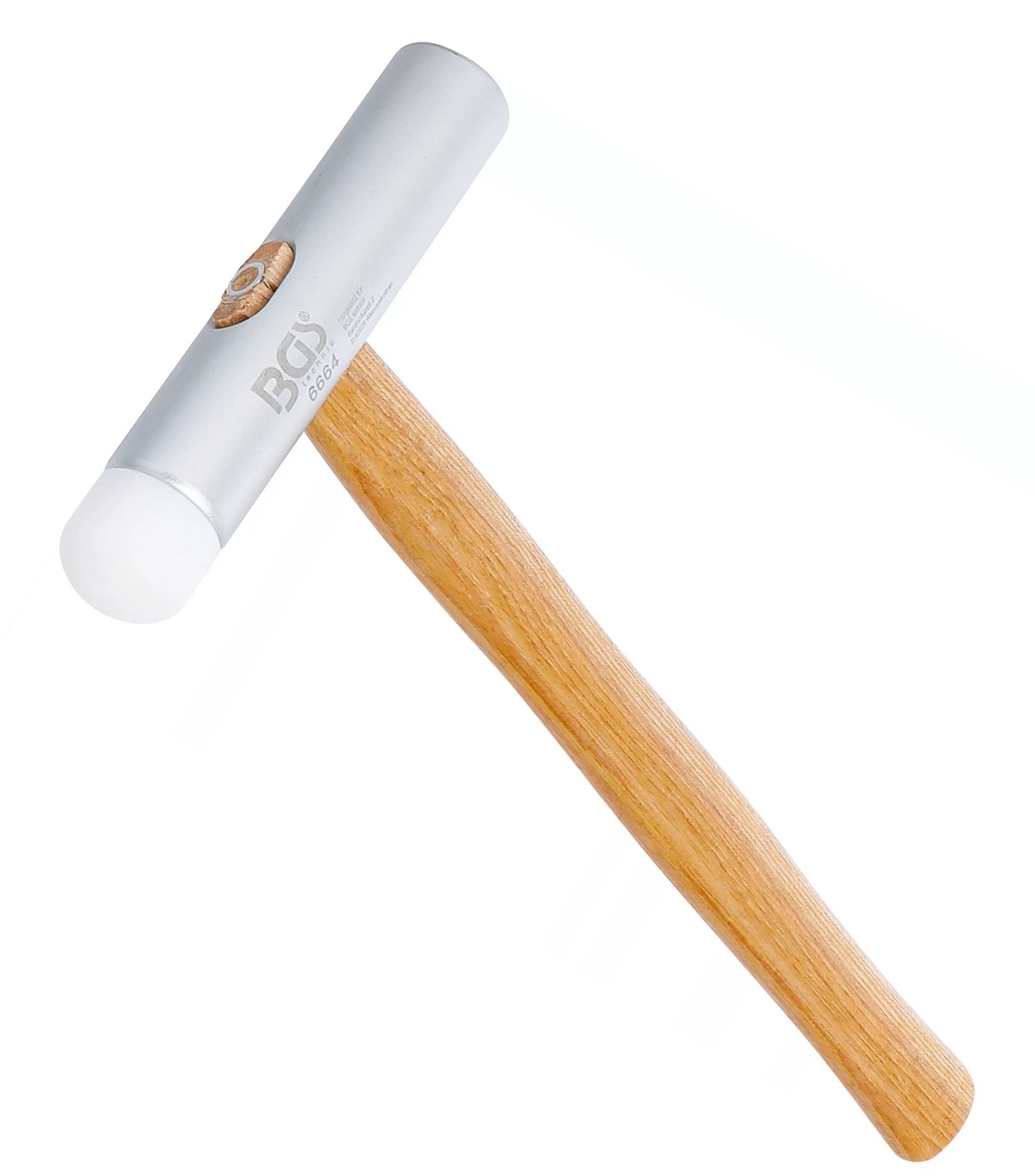 BGS 6664 Aluminium Kunststoff Hammer Holzstiehl extra langer Kopf