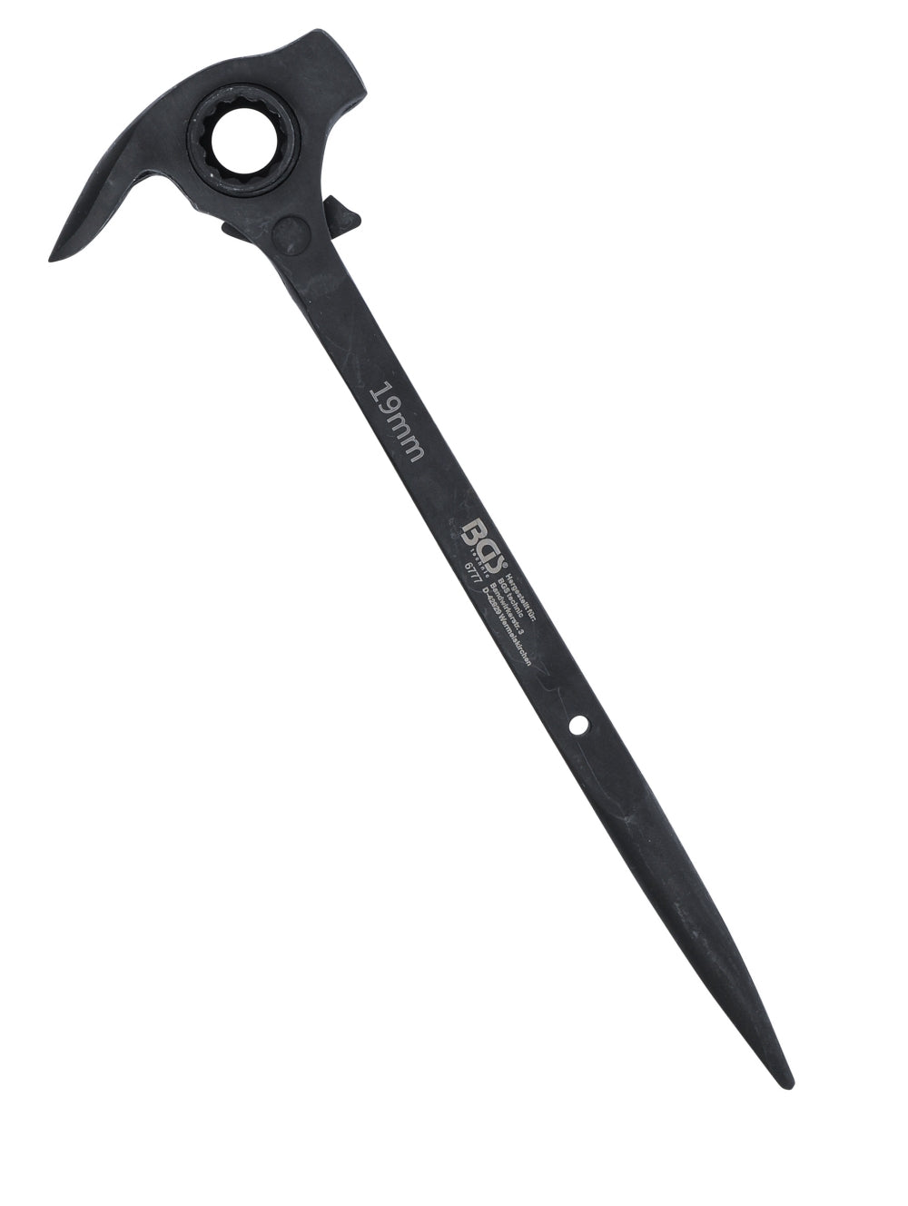 BGS 6777 Gerüstbauerknarre SW 19 x 22mm 4-in-1