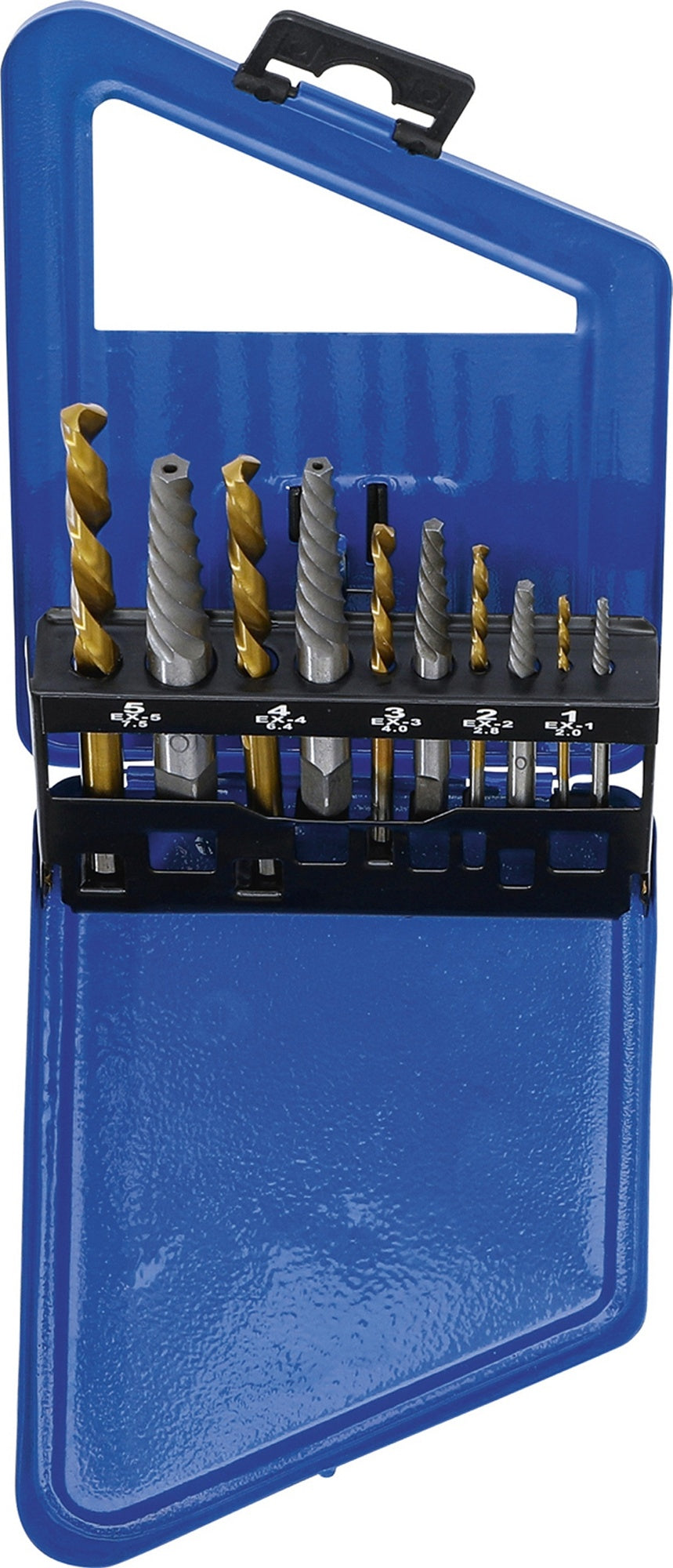 BGS 6780 Satz Schraubenausdreher & Linksbohrer HSS titan-nitriert 2-7,5mm