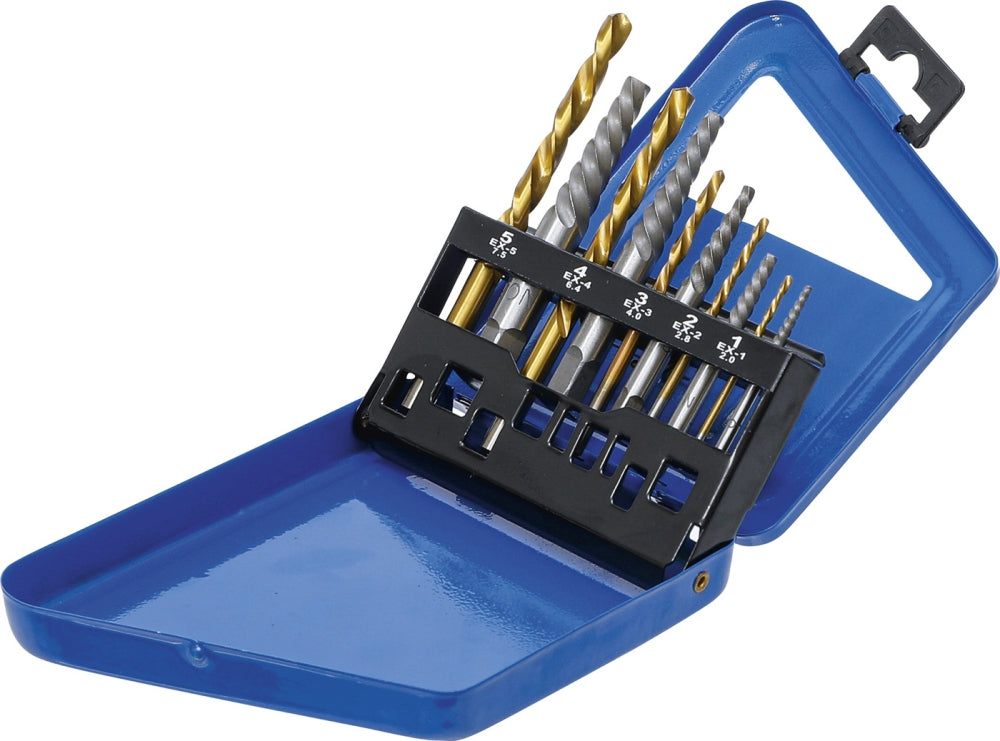 BGS 6780 Satz Schraubenausdreher & Linksbohrer HSS titan-nitriert 2-7,5mm