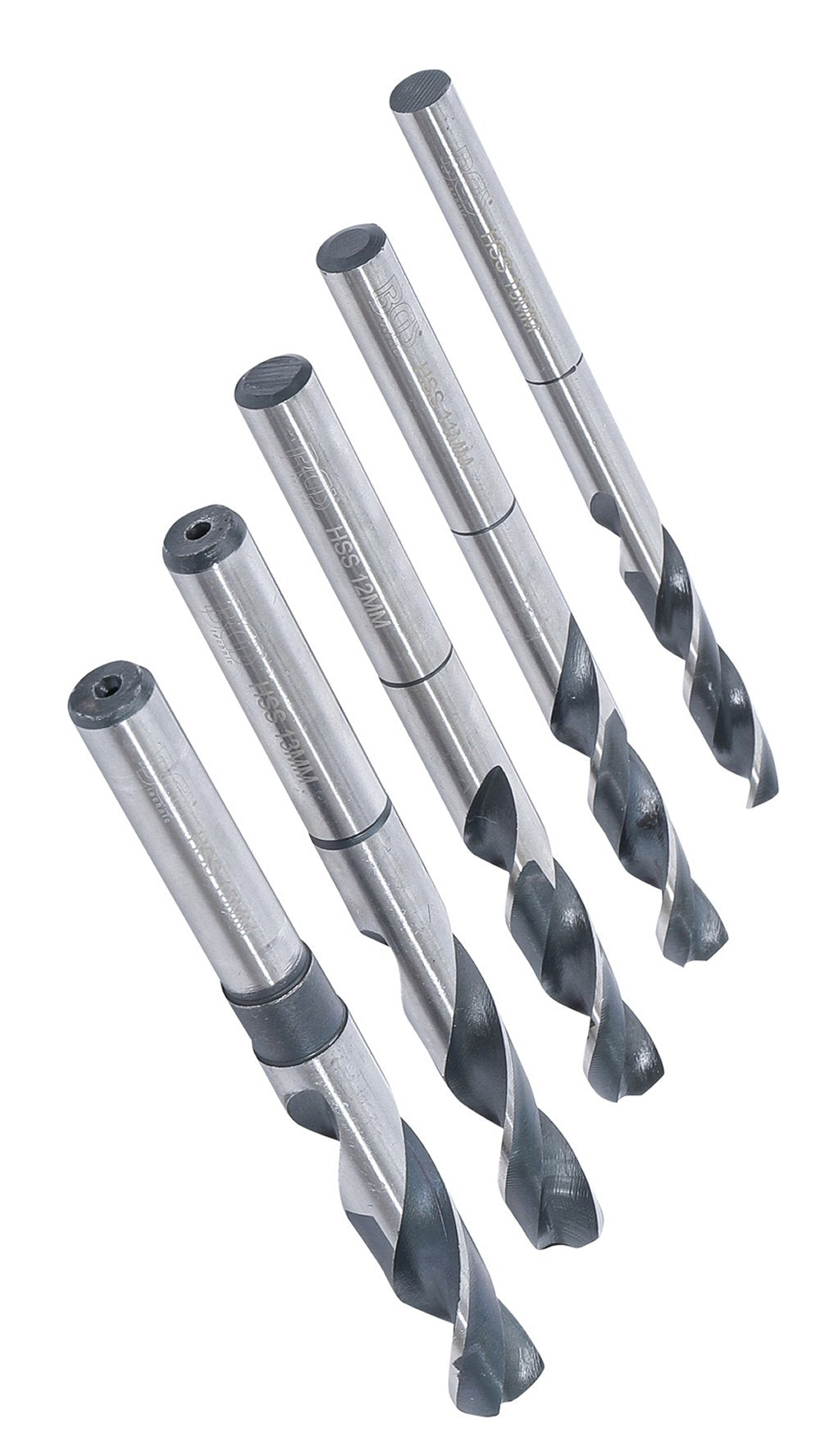 BGS 6801 Satz HSS Bohrer 10 - 11 - 12 - 13 - 15mm 5-teilig
