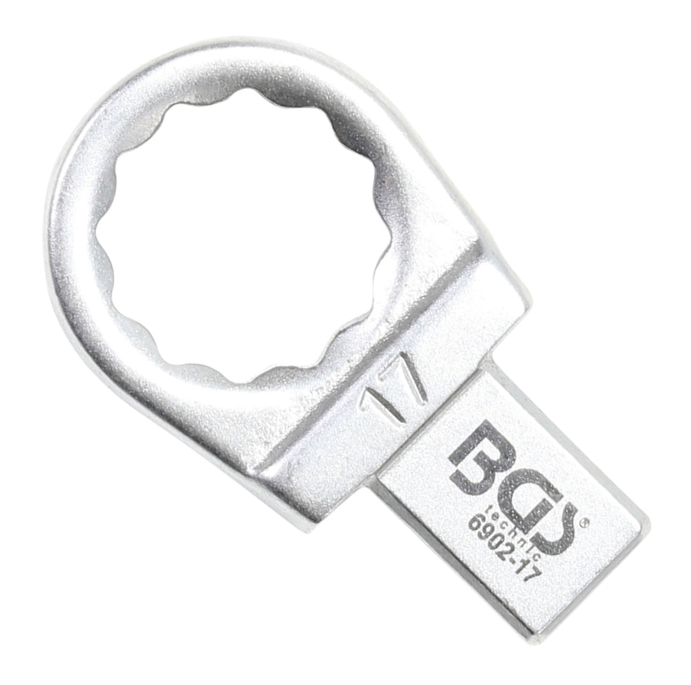 BGS 6902-17 Einsteck-Ringschlüssel 17mm für Aufnahme 9 x 12mm