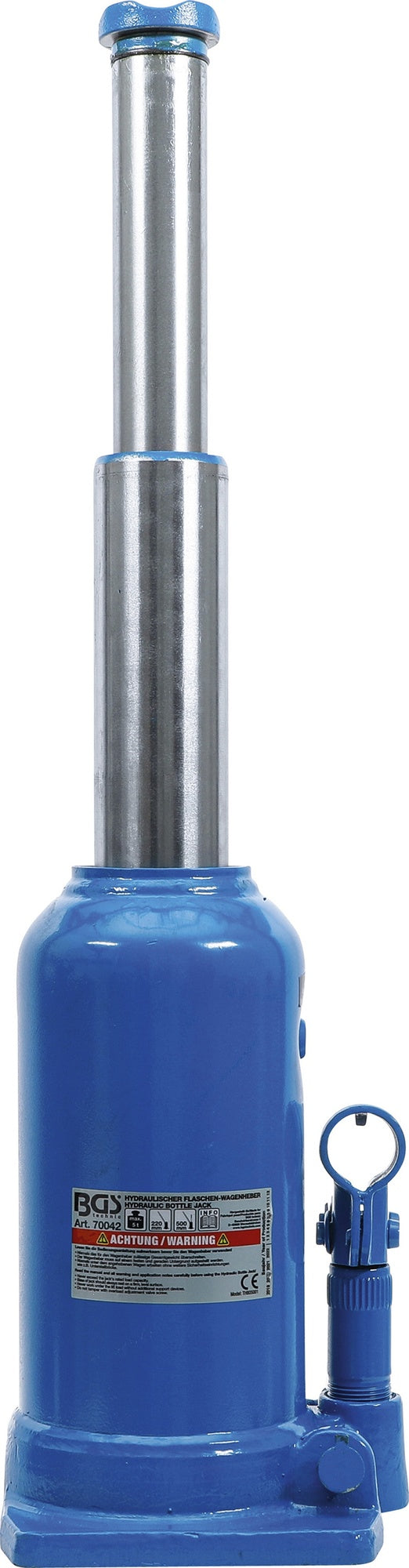 BGS 70042 Hydraulischer Wagenheber Flaschenheber für hohe Fahrzeuggewichte 5t