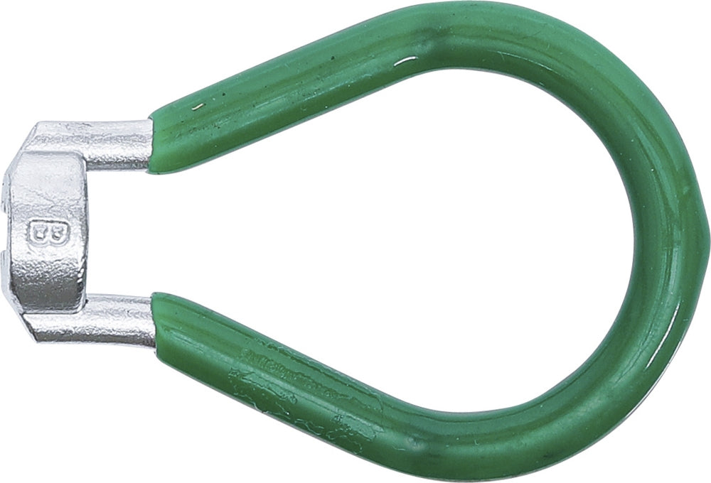 BGS 70079 Speichenschlüssel grün 3,3mm (0,130") für Fahrrad