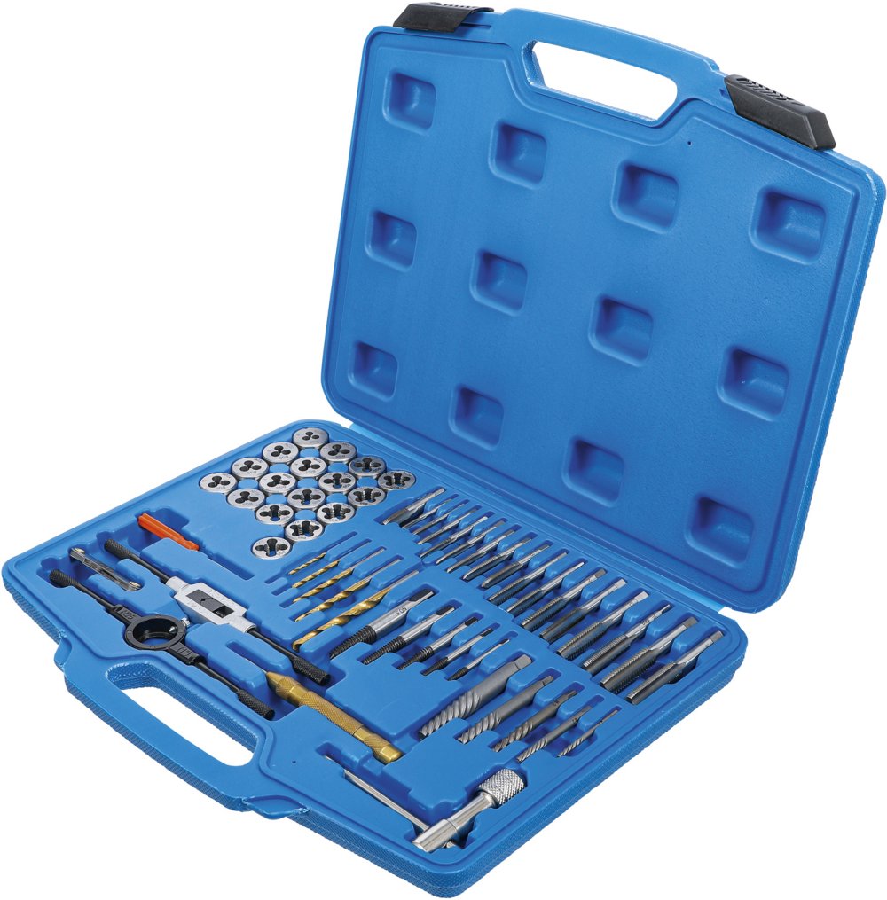 BGS 70105 Satz Gewindeschneider Zoll 1/4" - 1" 56 teilig