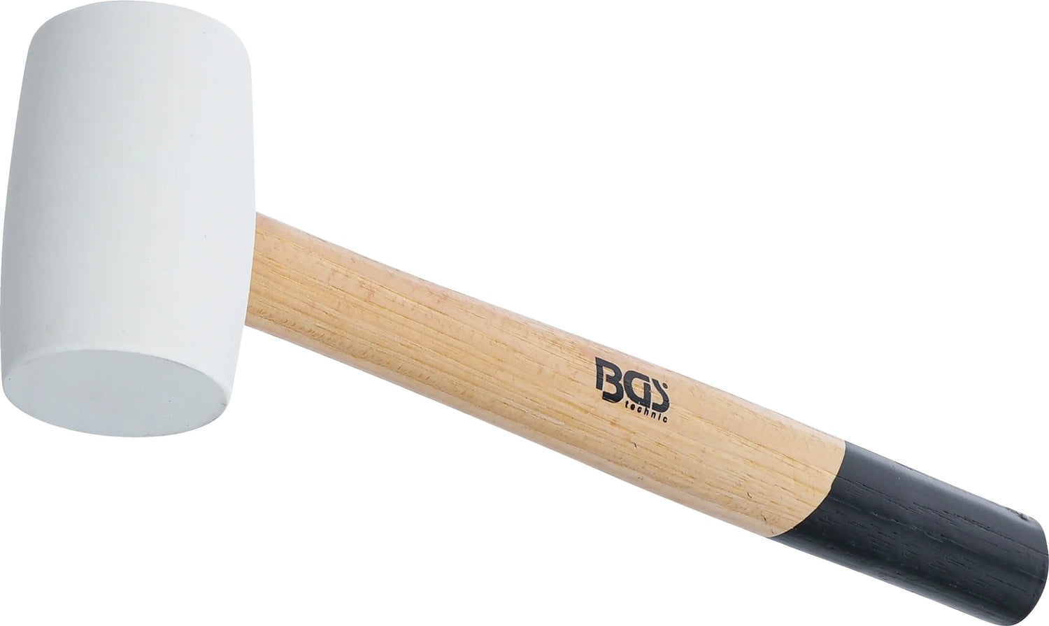 BGS 70138 Gummihammer Hickorystiel weißer Kopf Ø 48mm 250g Ausbeulhammer