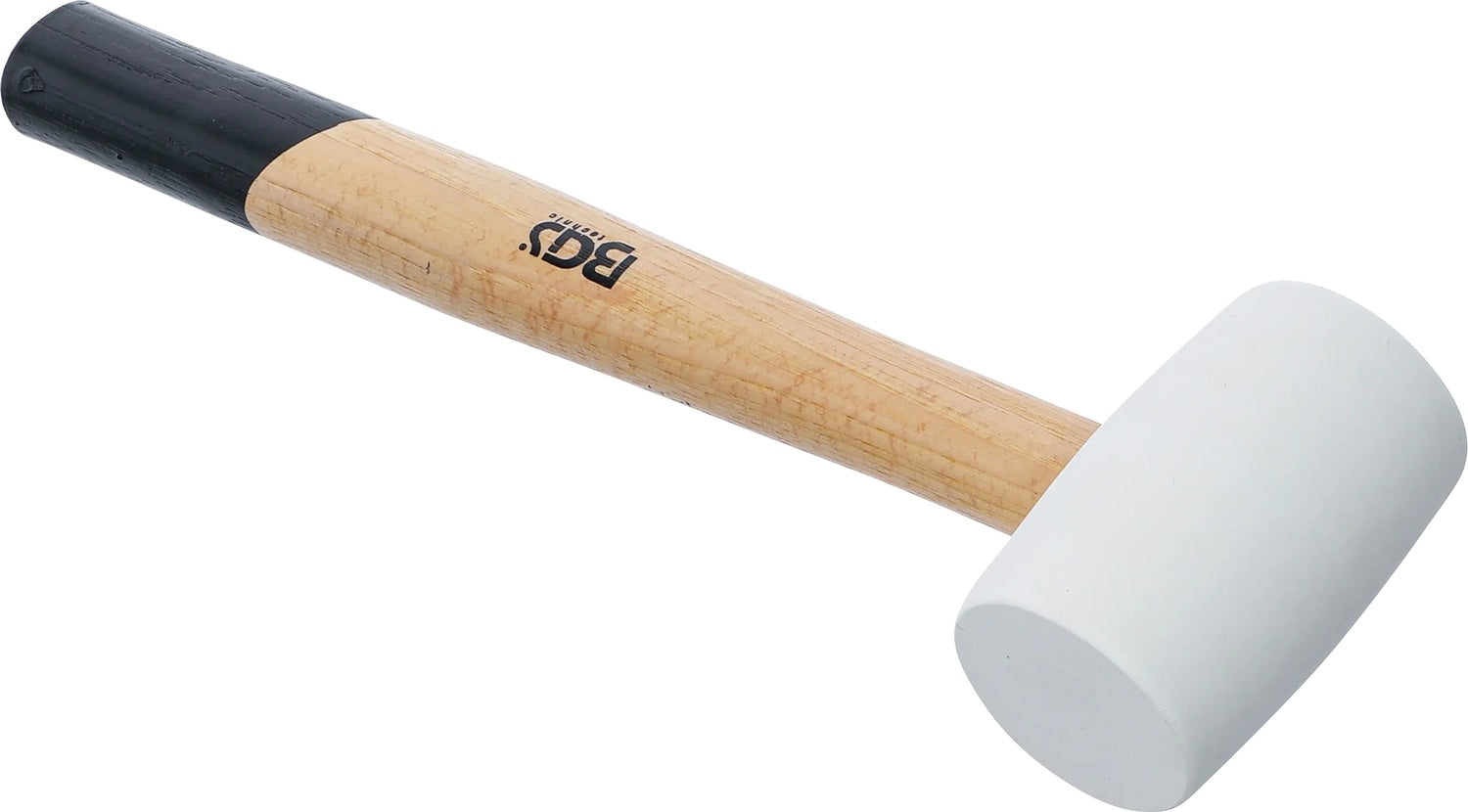 BGS 70138 Gummihammer Hickorystiel weißer Kopf Ø 48mm 250g Ausbeulhammer
