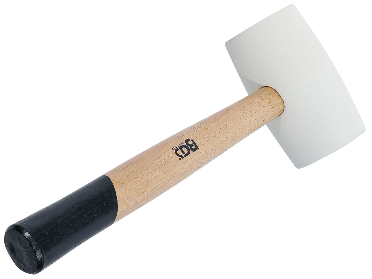BGS 70140 Gummihammer Hickorystiel weißer Kopf Ø 64mm 750g Ausbeulhammer
