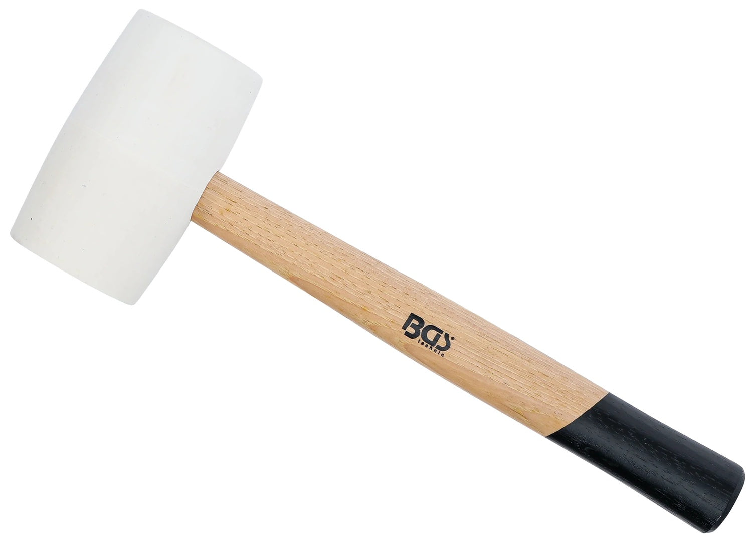 BGS 70140 Gummihammer Hickorystiel weißer Kopf Ø 64mm 750g Ausbeulhammer