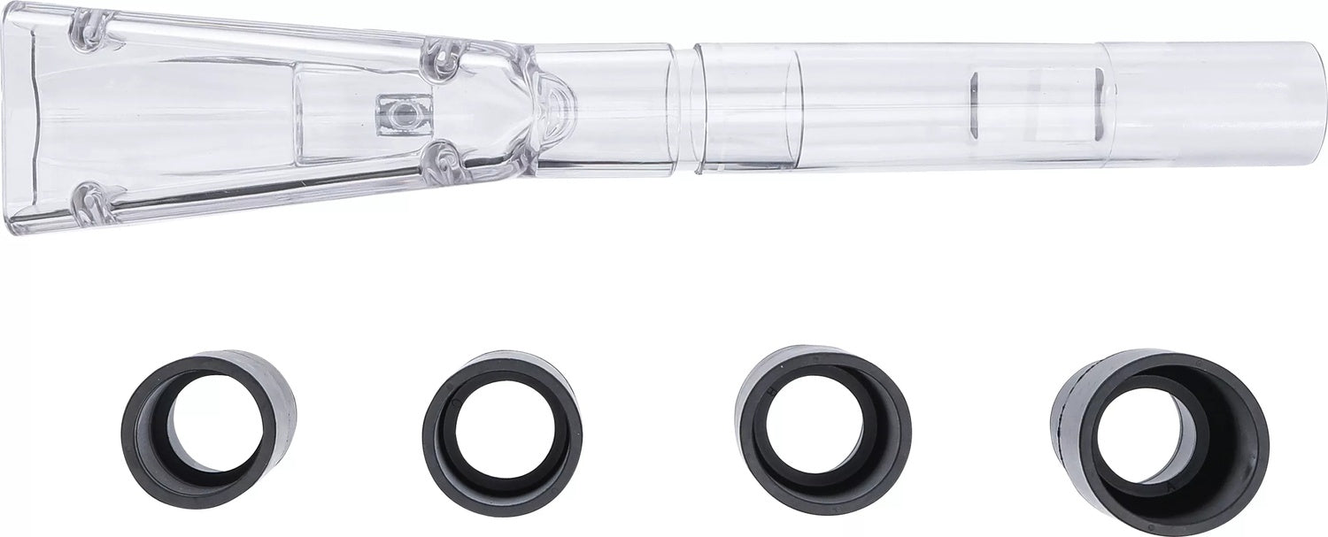 BGS 70151 Saugaufsatz klein für Druckluft Reinigungspistole mit 4 Adaptern für Artikel 70150