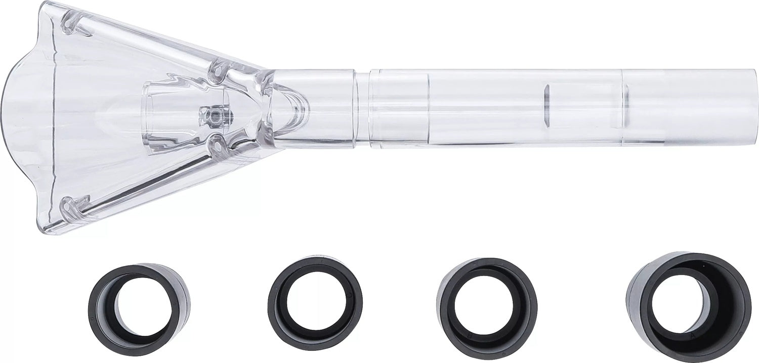 BGS 70152 Saugaufsatz groß für Druckluft Reinigungspistole mit 4 Adaptern für Artikel 70150