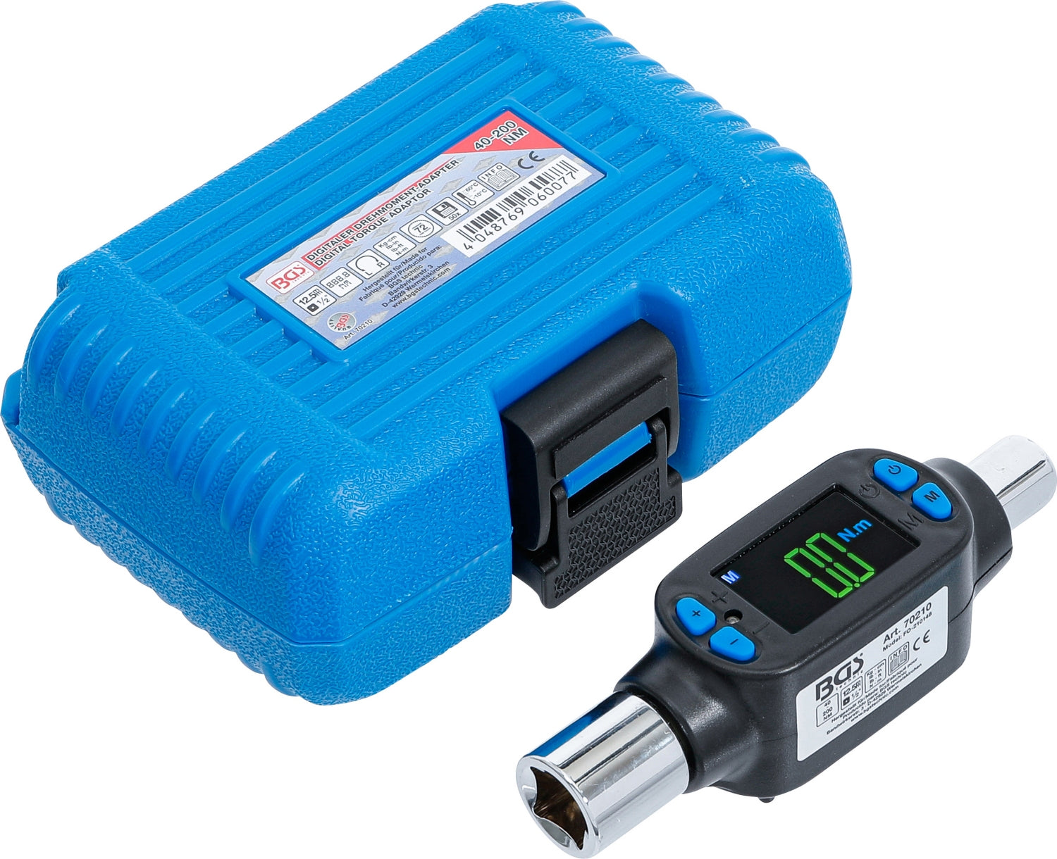 BGS 70210 Digitaler Drehmomentadapter 40-200Nm Antrieb 12,5mm (1/2")