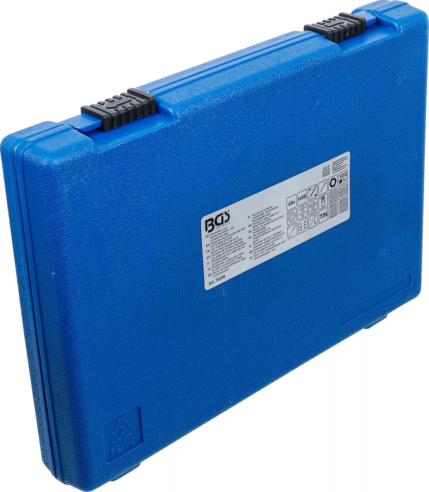 BGS 70329 Satz Ausdreher für Schrauben Muttern mit Linksbohrer 2 - 18mm 49 teilig