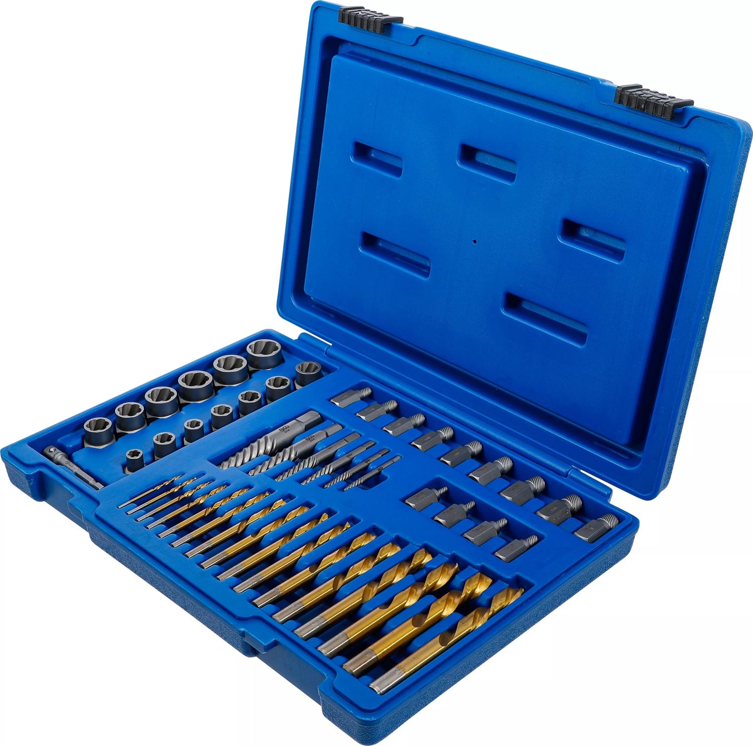 BGS 70329 Satz Ausdreher für Schrauben Muttern mit Linksbohrer 2 - 18mm 49 teilig