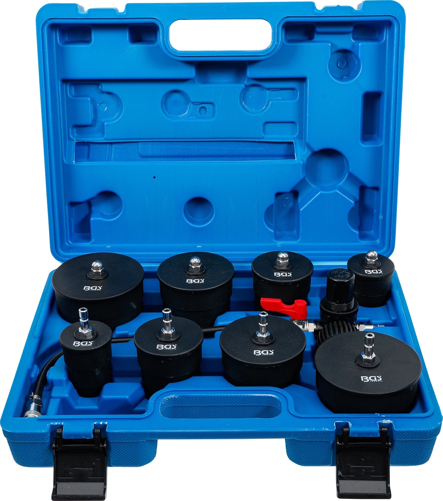 BGS 70339 Prüfkoffer für Turbolader Ladeluft System 9 teilig