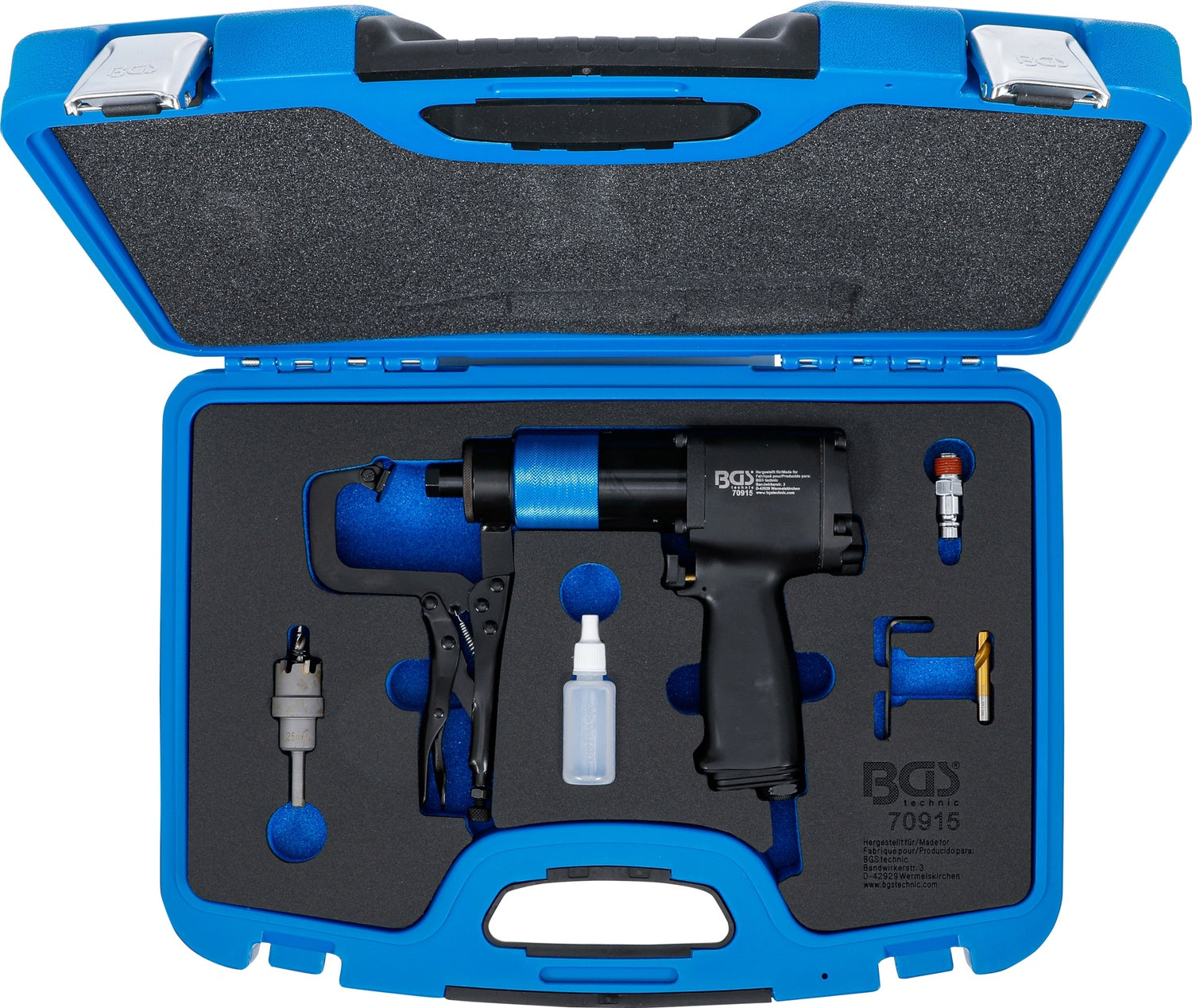 BGS 70915 Druckluft Schweisspunkt Fräser geeignet für HSS- und TCT-Bohrer