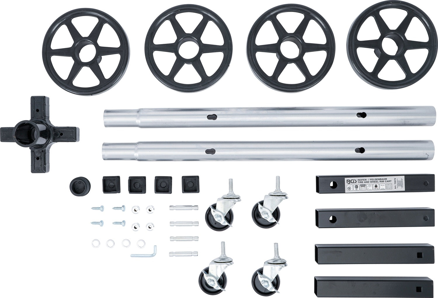 BGS 70979 Felgenbaum fahrbar für Reifen max. 225mm Breite