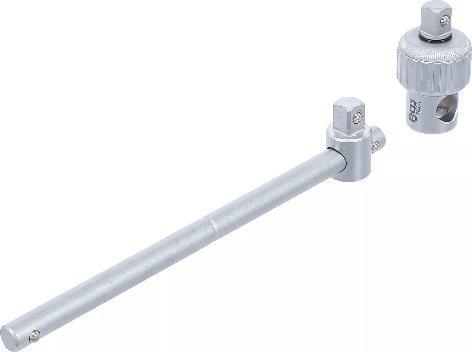 BGS 71047 Steckschlüssel Adapter mit Ratschenfunktion und Gleitgriff Abtrieb 12,5mm (1/2")