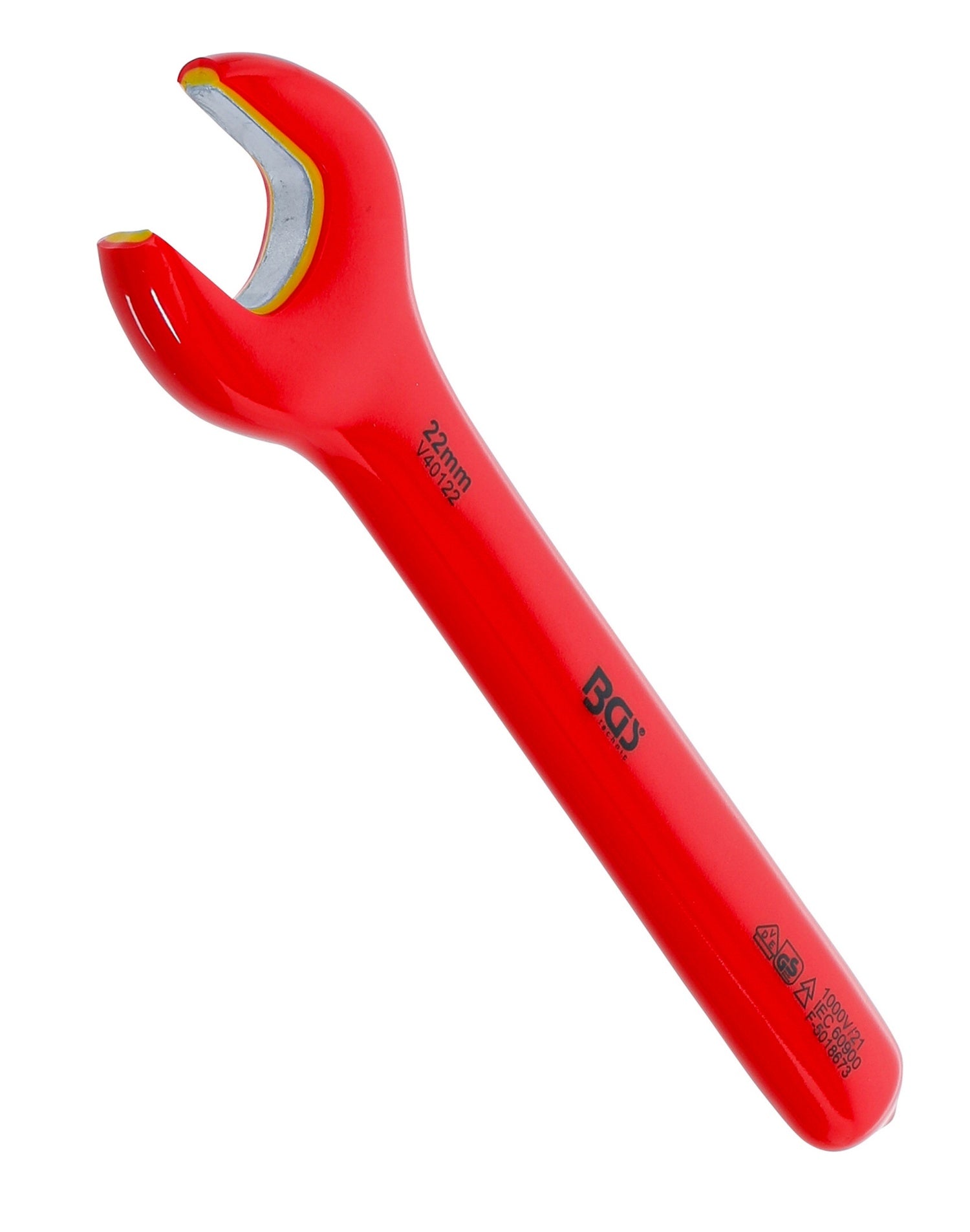 BGS 71072 VDE Einmaulschlüssel SW 22mm Hochvoltwerkzeug