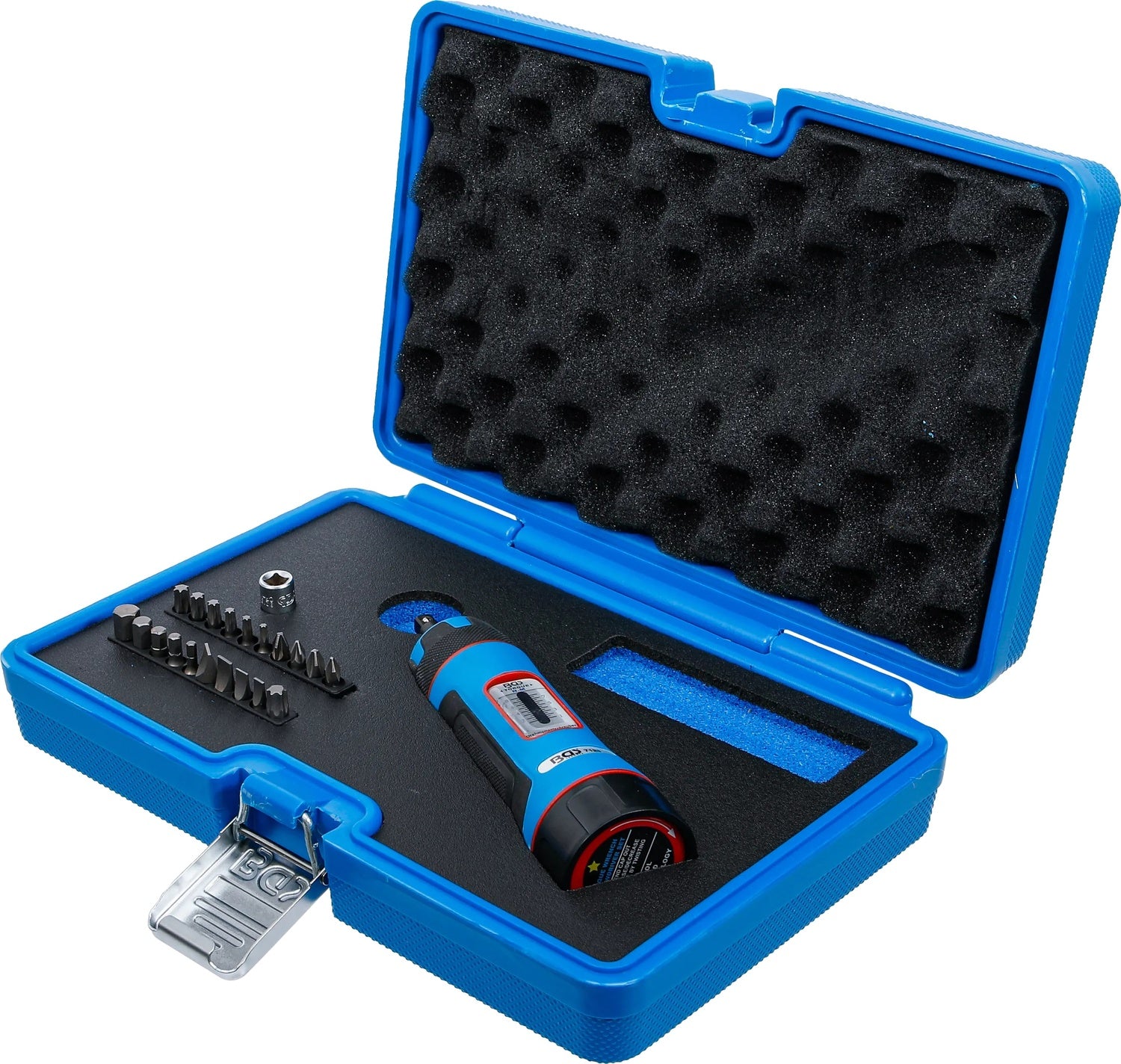 BGS 7123 Satz Drehmomentschrauber Kompakt mit Bitsatz Abtrieb Außenvierkant 6,3mm (1/4") 1 - 8 Nm