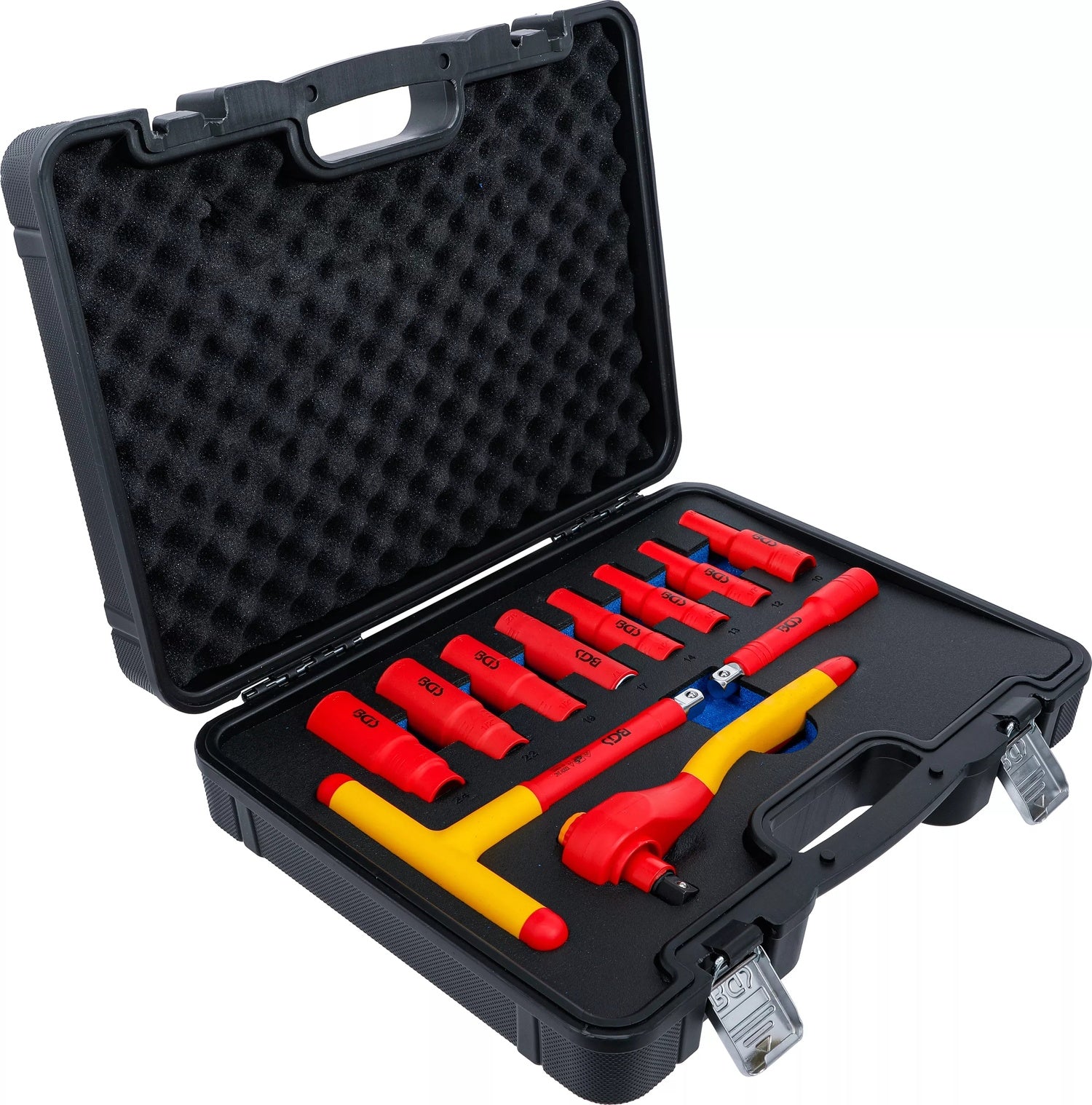 BGS 7145 Satz Steckschlüssel VDE Antrieb 12,5mm (1/2") SW 10 - 24mm 11 teilig
