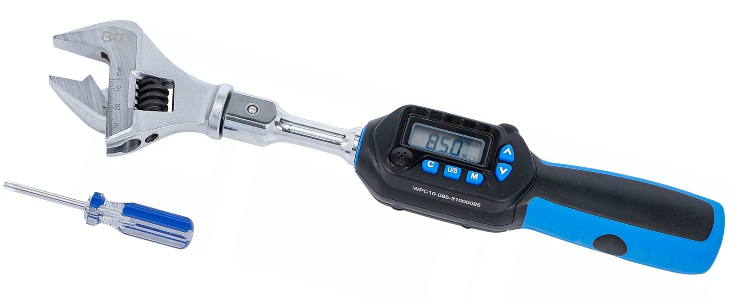 BGS 72097 Digitaler Drehmomentschlüssel Rollgabelschlüssel 4,2 - 85 Nm