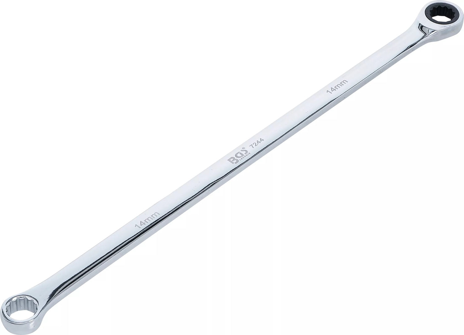 BGS 7244 Ratschenringschlüssel Ringschlüssel extra lang SW 14