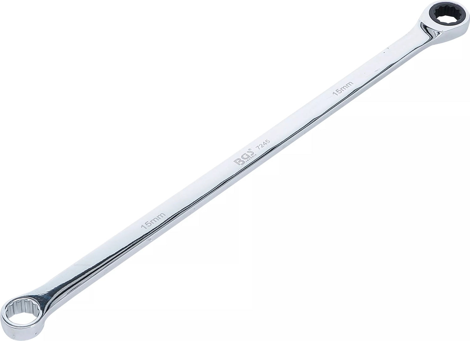 BGS 7245 Ratschenringschlüssel Ringschlüssel extra lang SW 15