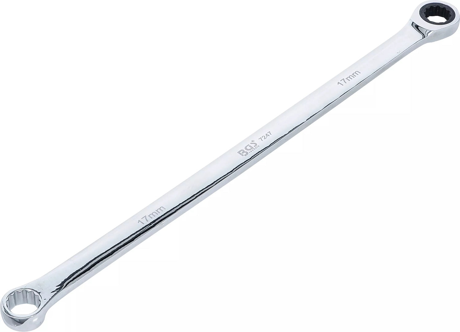 BGS 7247 Ratschenringschlüssel Ringschlüssel extra lang SW 17