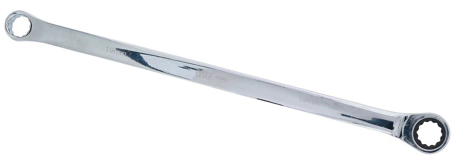 BGS 7249 Ratschenringschlüssel Ringschlüssel extra lang SW 19