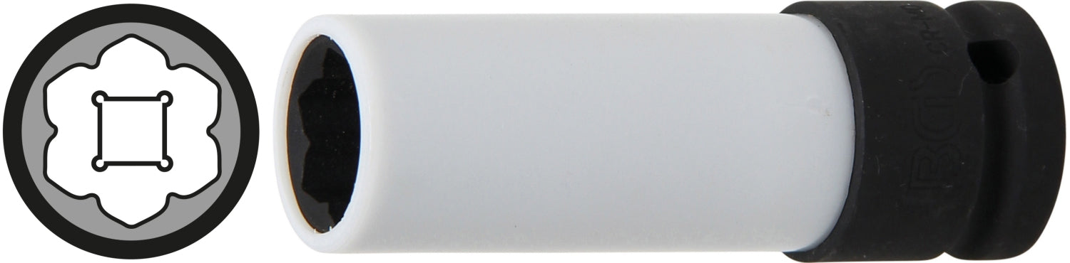 BGS 7309 IMPACT Nuss für Radmutter mit Spezialprofil S-Klasse Antrieb 12,mm (1/2")