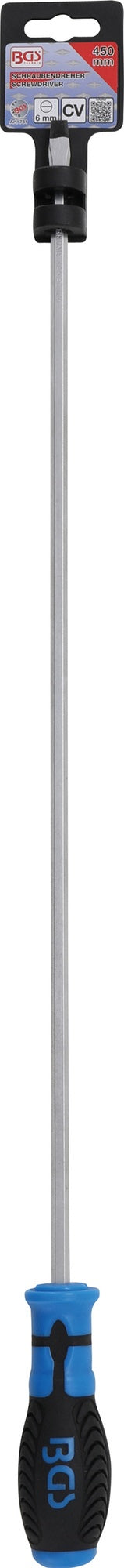 BGS 731 Schraubendreher lang Abtrieb Schlitz 6mm Klingenlänge 450mm