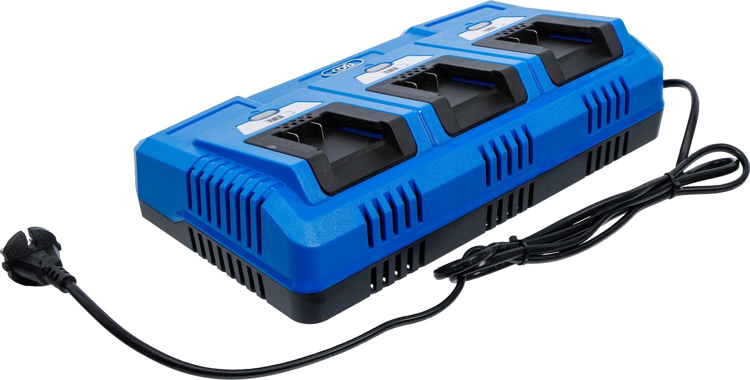 BGS 7385 Mehrfach Ladegerät 3 x 2,5 A 18 Volt BGS 18-V-System
