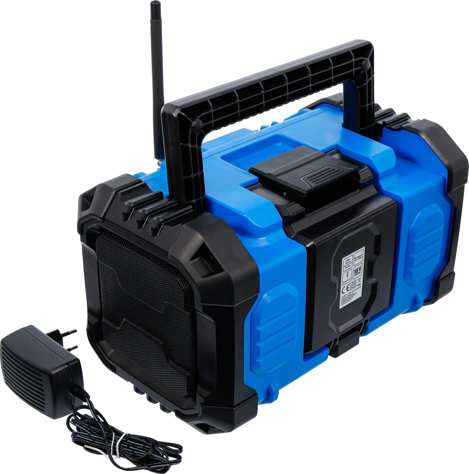 BGS 7487 Akku DAB Radio Hybrid 18 Volt und 230 Volt ohne Akku Werkstattradio
