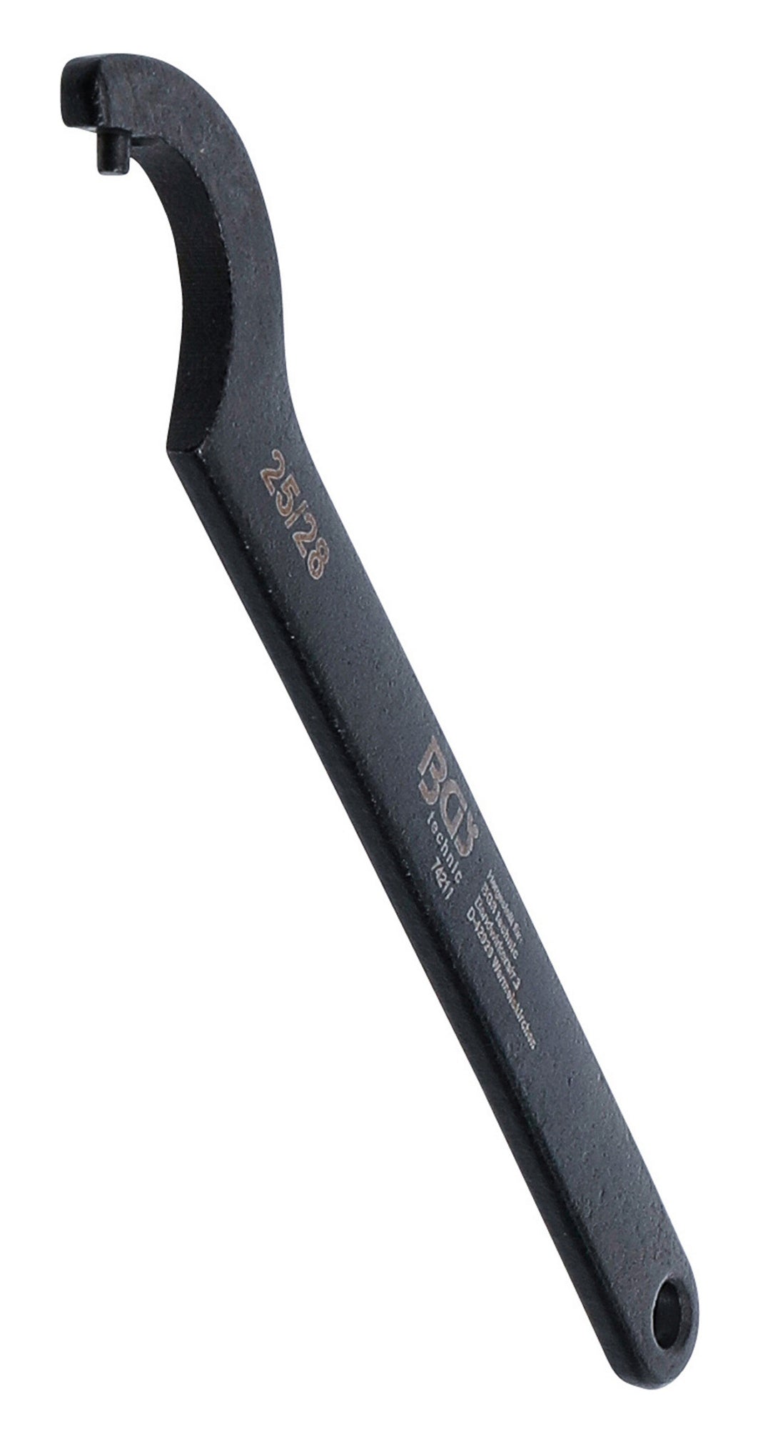 BGS 74211 Hakenschlüssel mit Zapfen für Schlüsselweiten von 25 - 28mm