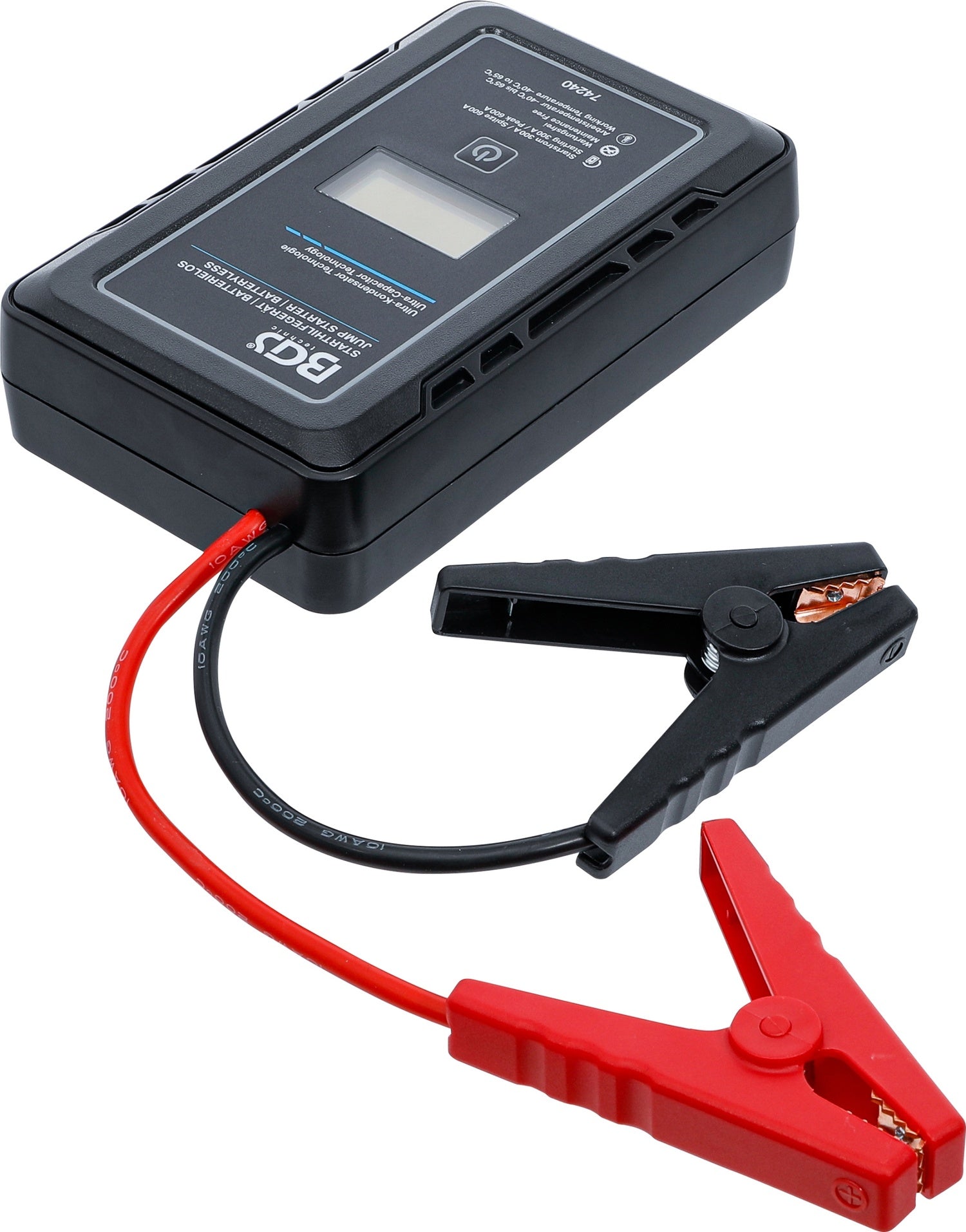 BGS 74240 Starthilfegerät Batterielos mit Ultra Kondensator Technologie 12V / 300A / 600A
