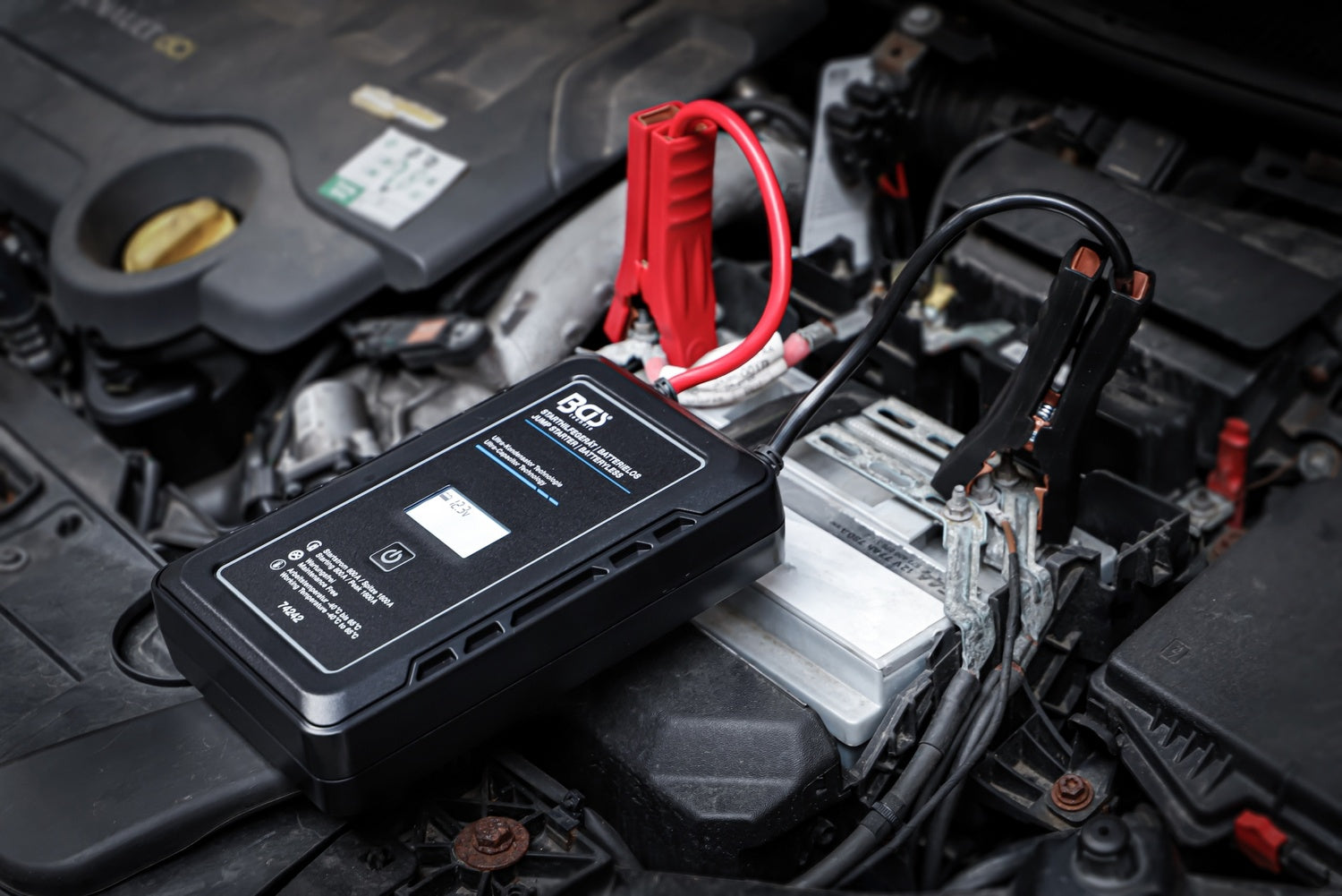 BGS 74242 Starthilfegerät Batterielos mit Ultra Kondensator Technologie 12V / 800A / 1600A