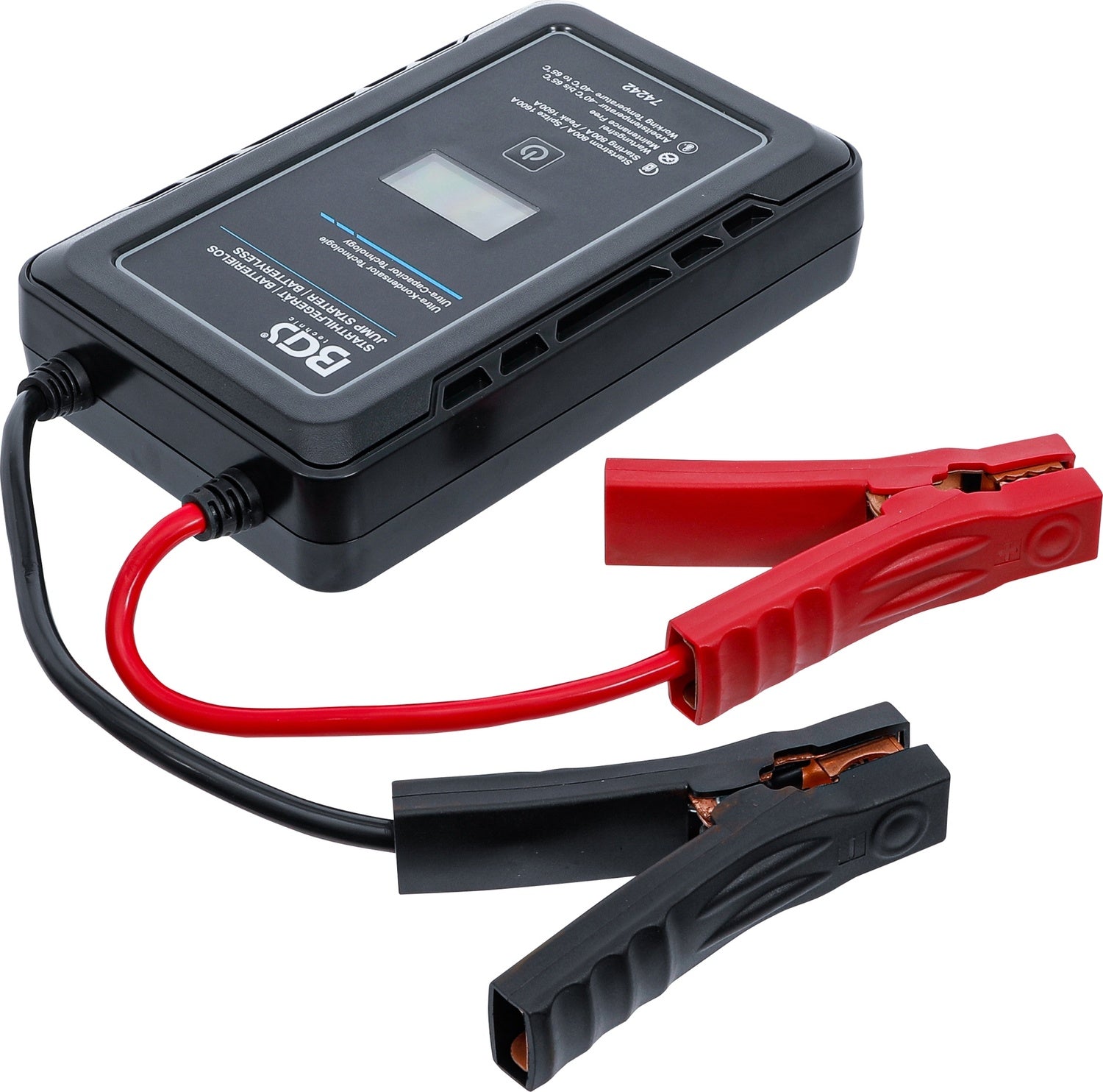 BGS 74242 Starthilfegerät Batterielos mit Ultra Kondensator Technologie 12V / 800A / 1600A