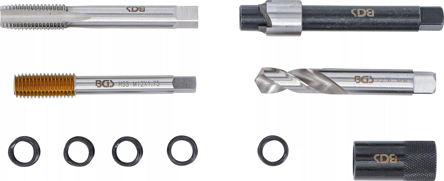 BGS 74243 Reparatursatz für Ölablassgewinde M12 x 1,75mm an Aluminiumölwannen