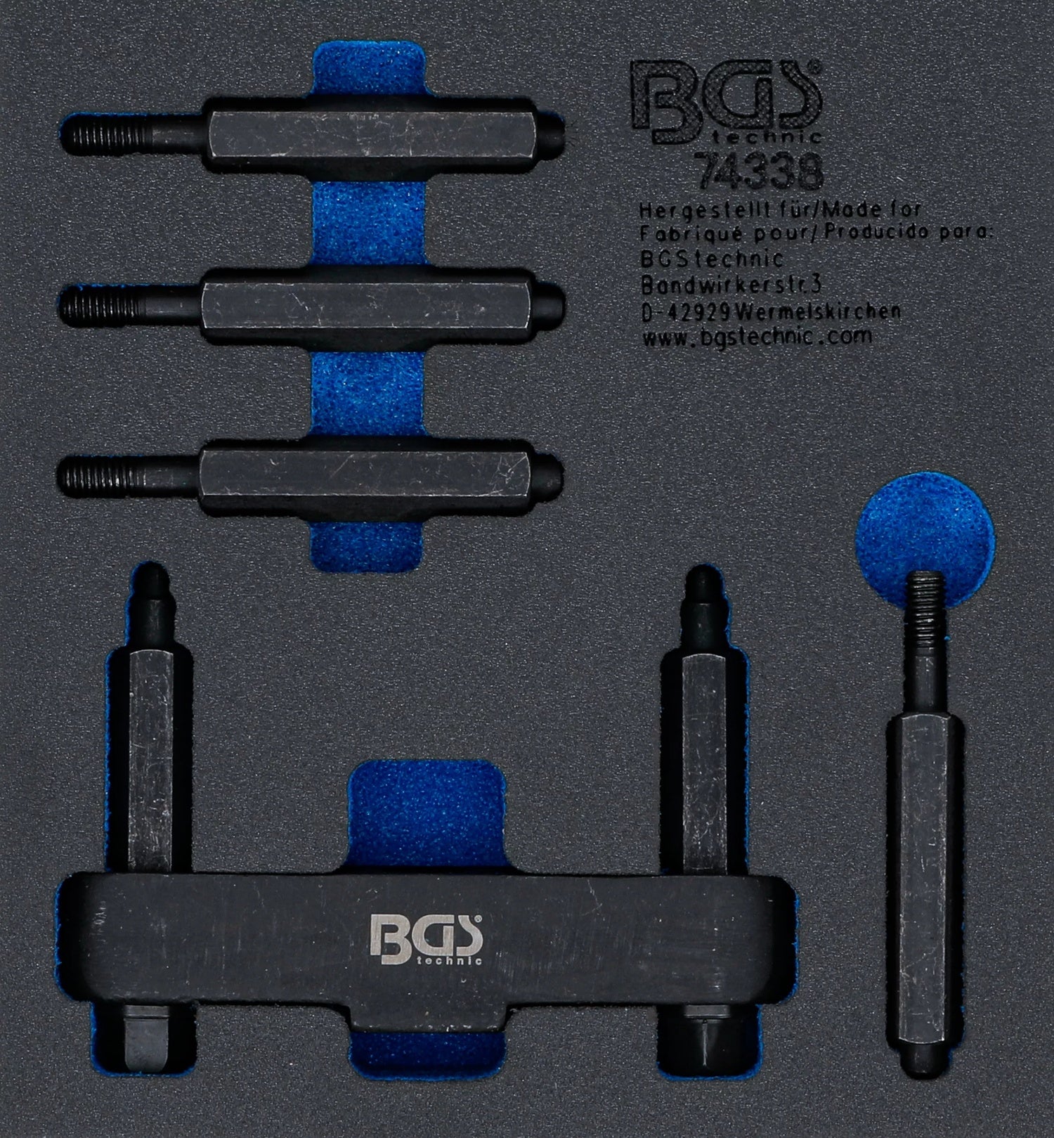 BGS 74338 Schlüssel für Stirnlochmuttern für Lkw Hinterachsen