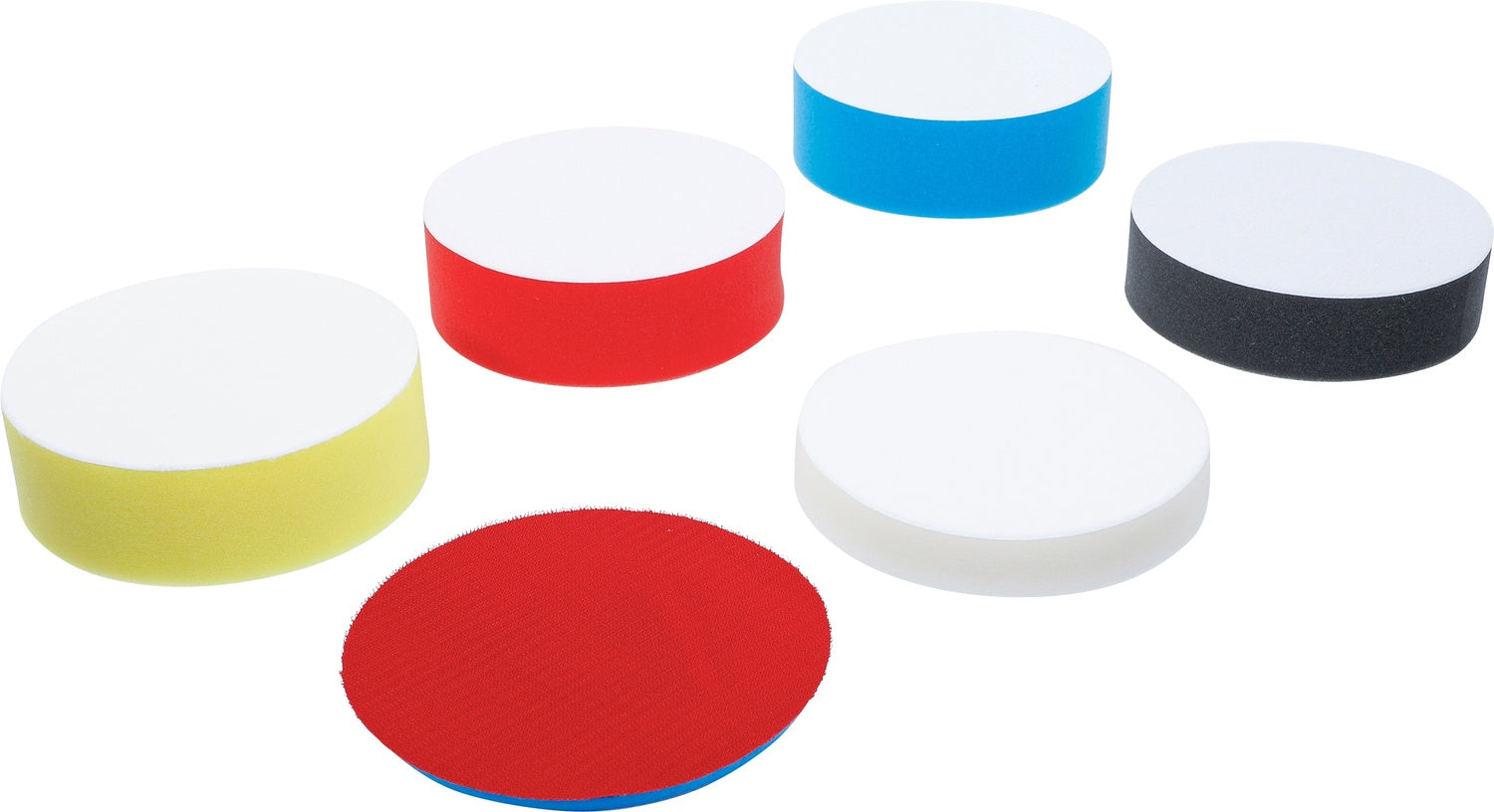 BGS 74379 Satz Polierschwamm Polierschwämme Ø 150mm 6 teilig