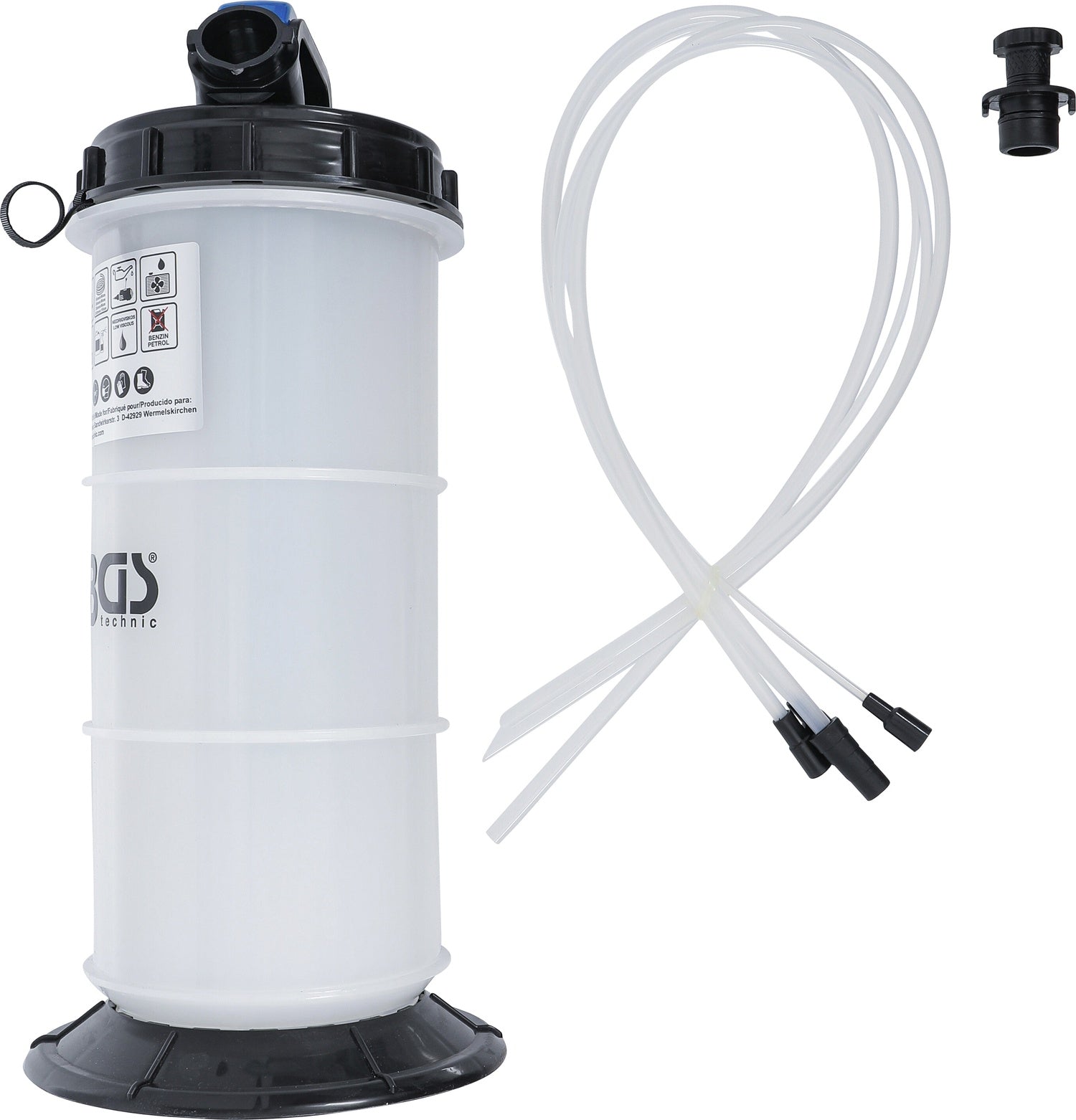absaugpumpe handpumpe BGS 74395 Vakuum Absaugpumpe Handpumpe 6 Liter manuell betätigt